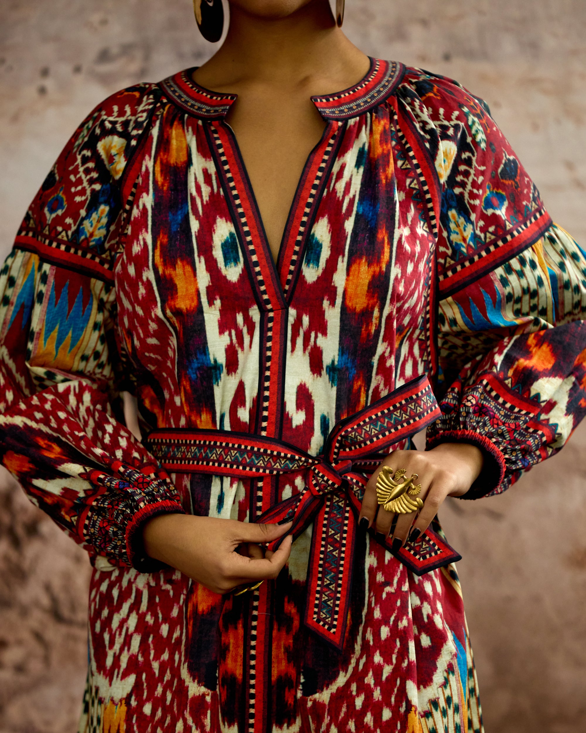 Kasbah : Marisa - Beige/Maroon