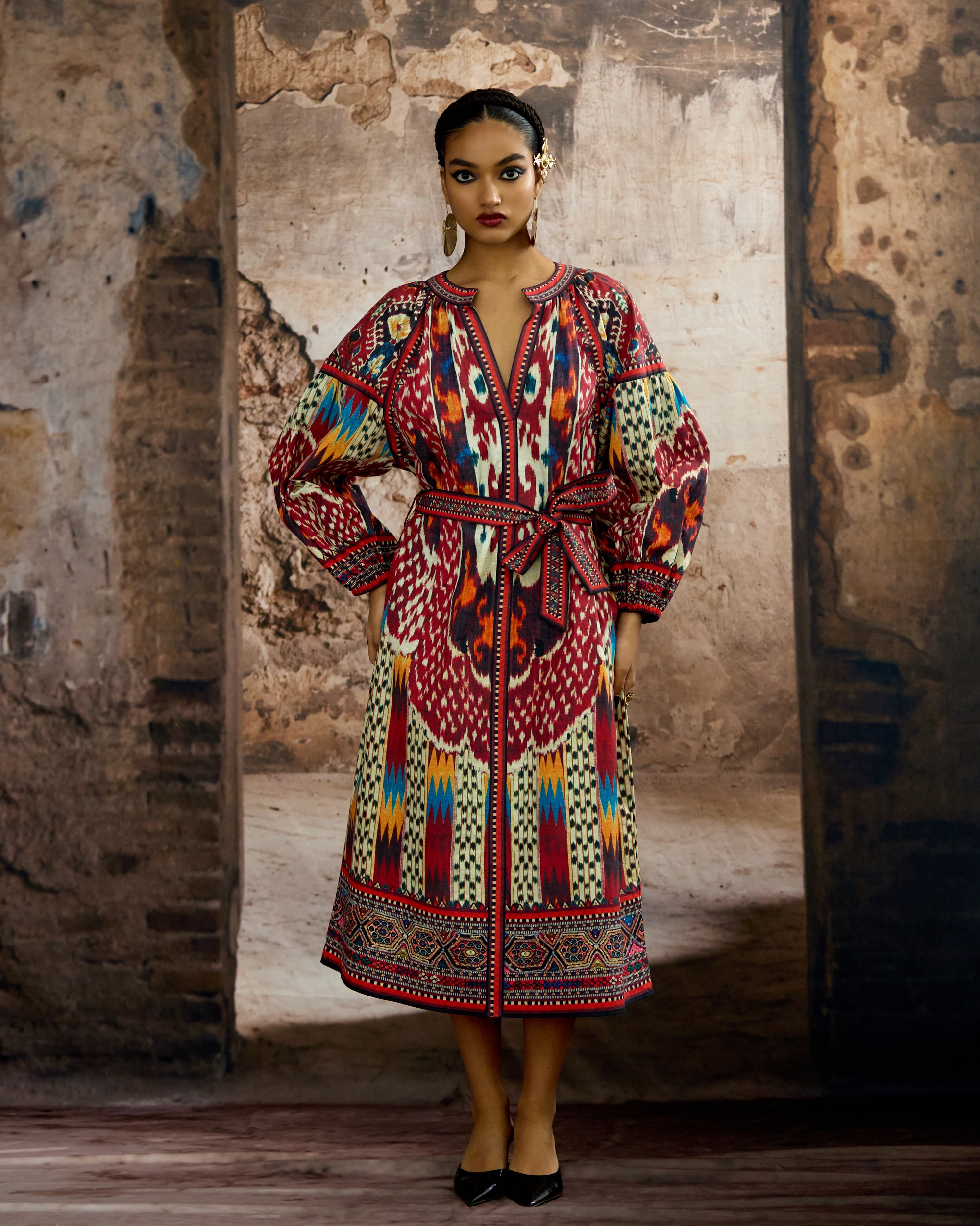 Kasbah : Marisa - Beige/Maroon