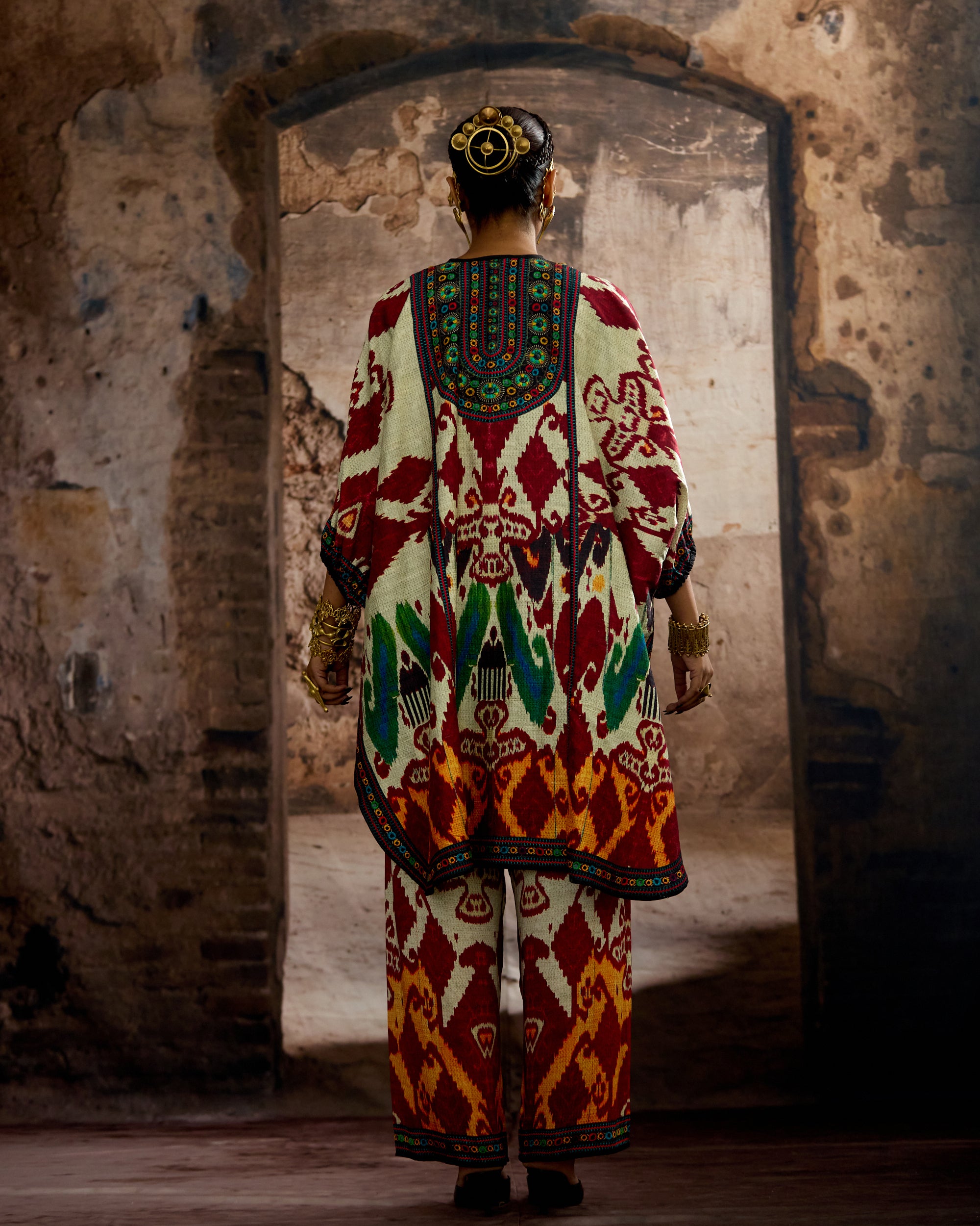 Kasbah : Myra - Beige/Red
