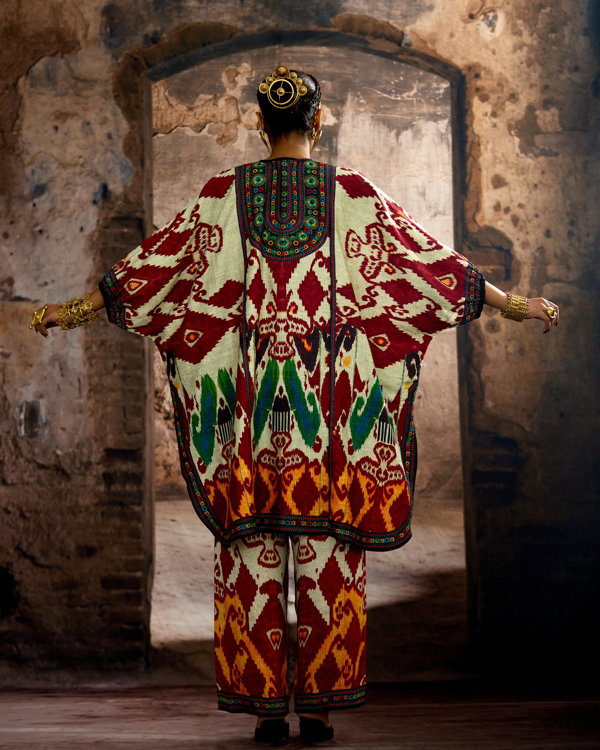 Kasbah : Myra - Beige/Red