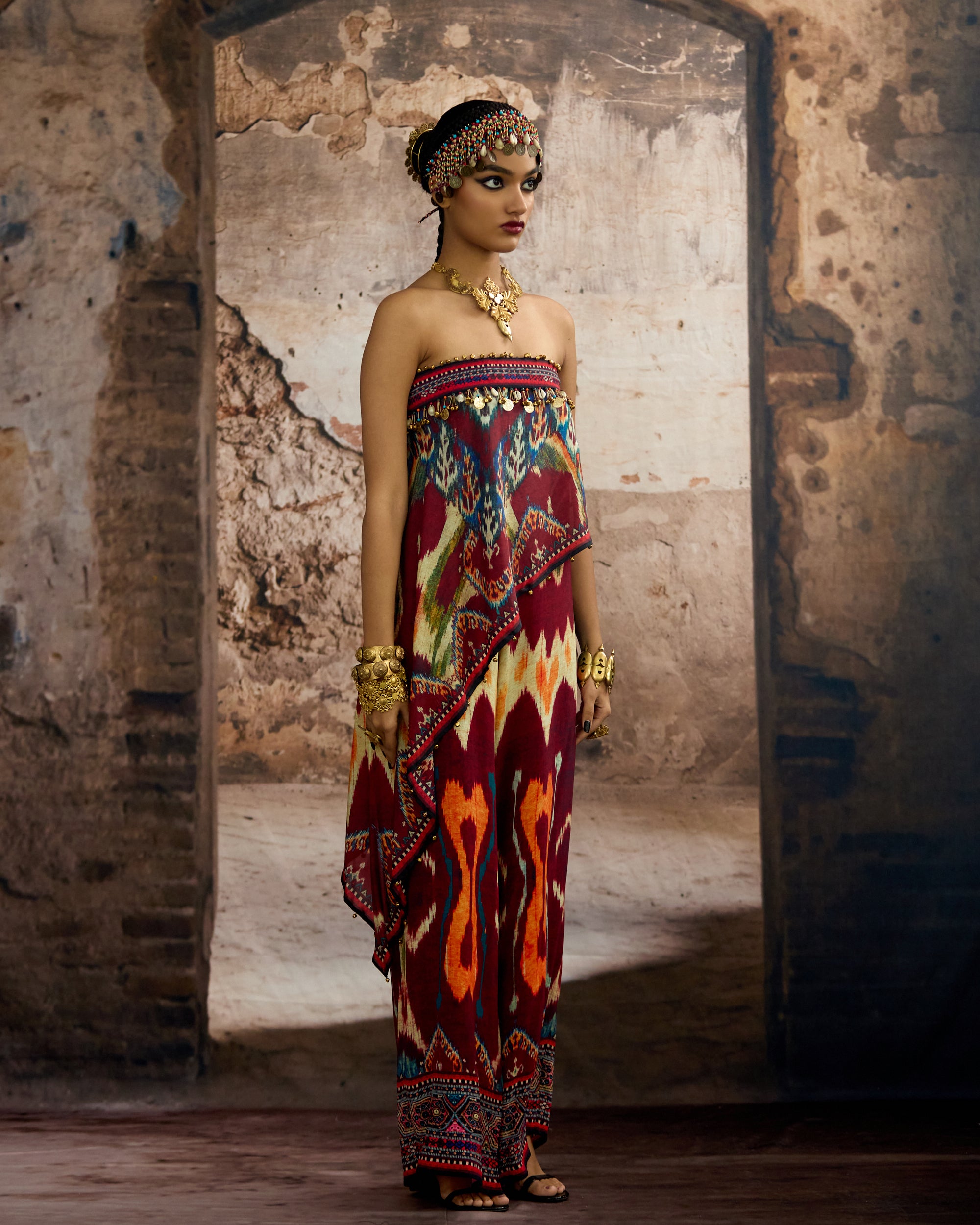 Kasbah : Hazel - Maroon/Multi