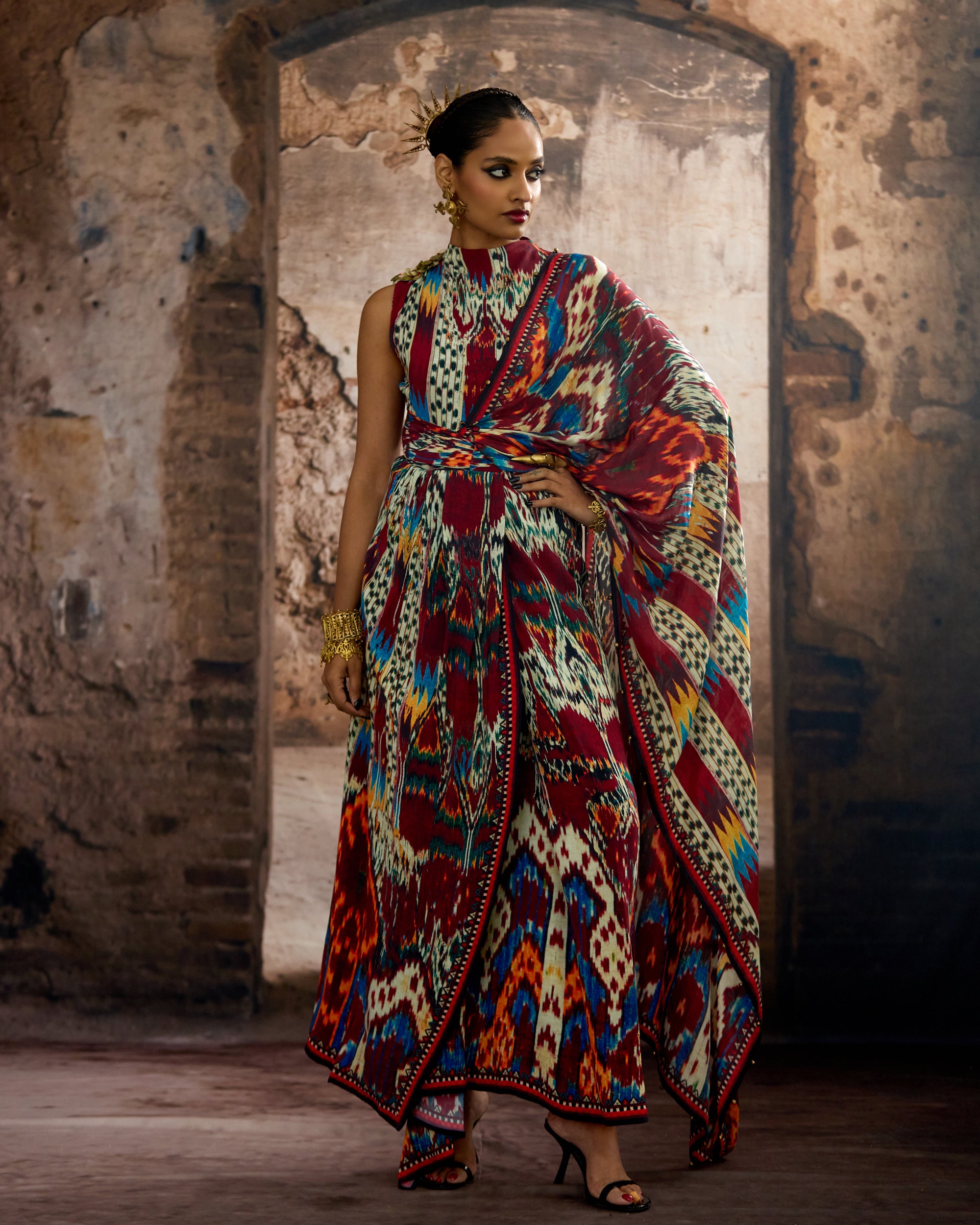 Kasbah : Urmila - Maroon/Multi