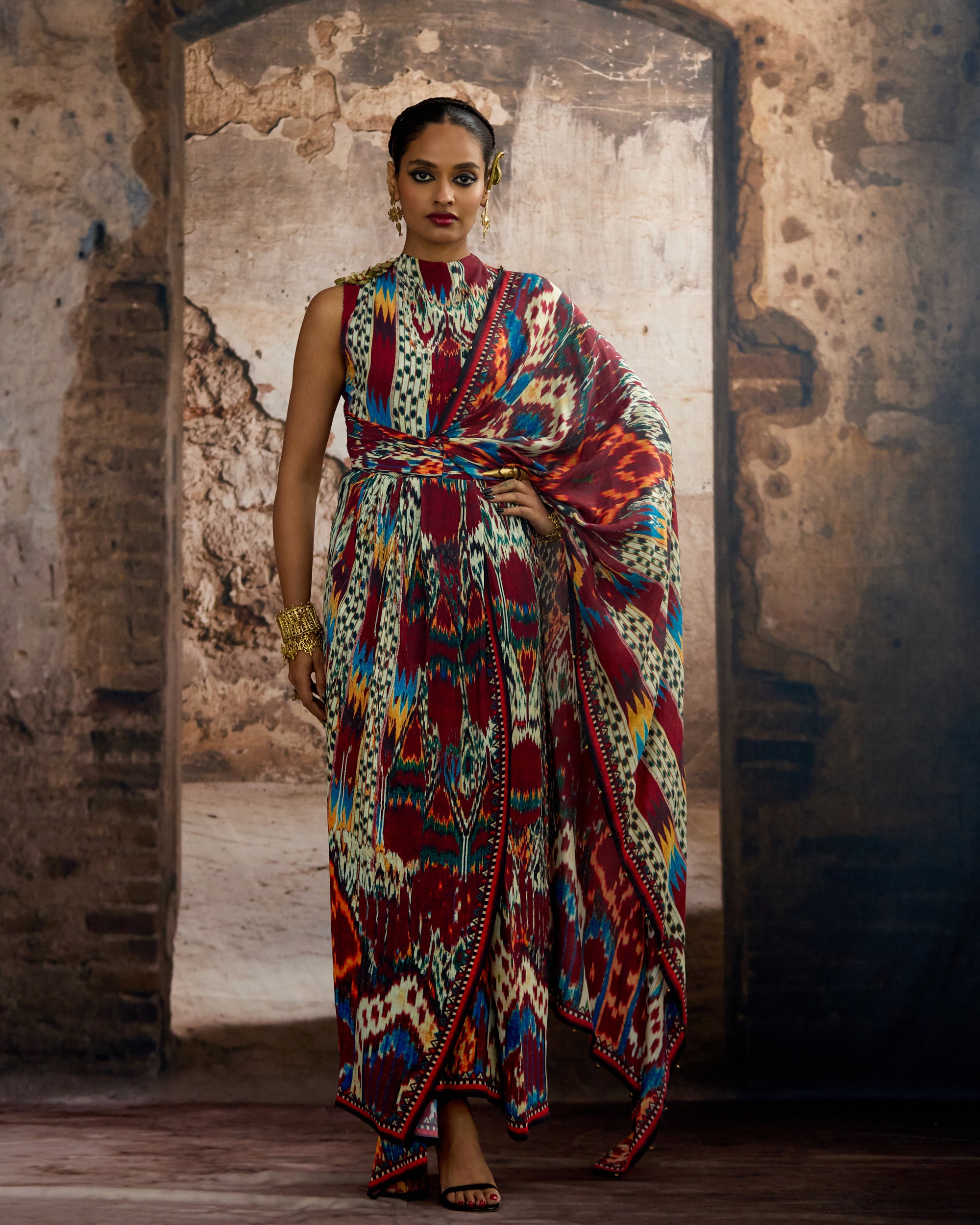 Kasbah : Urmila - Maroon/Multi
