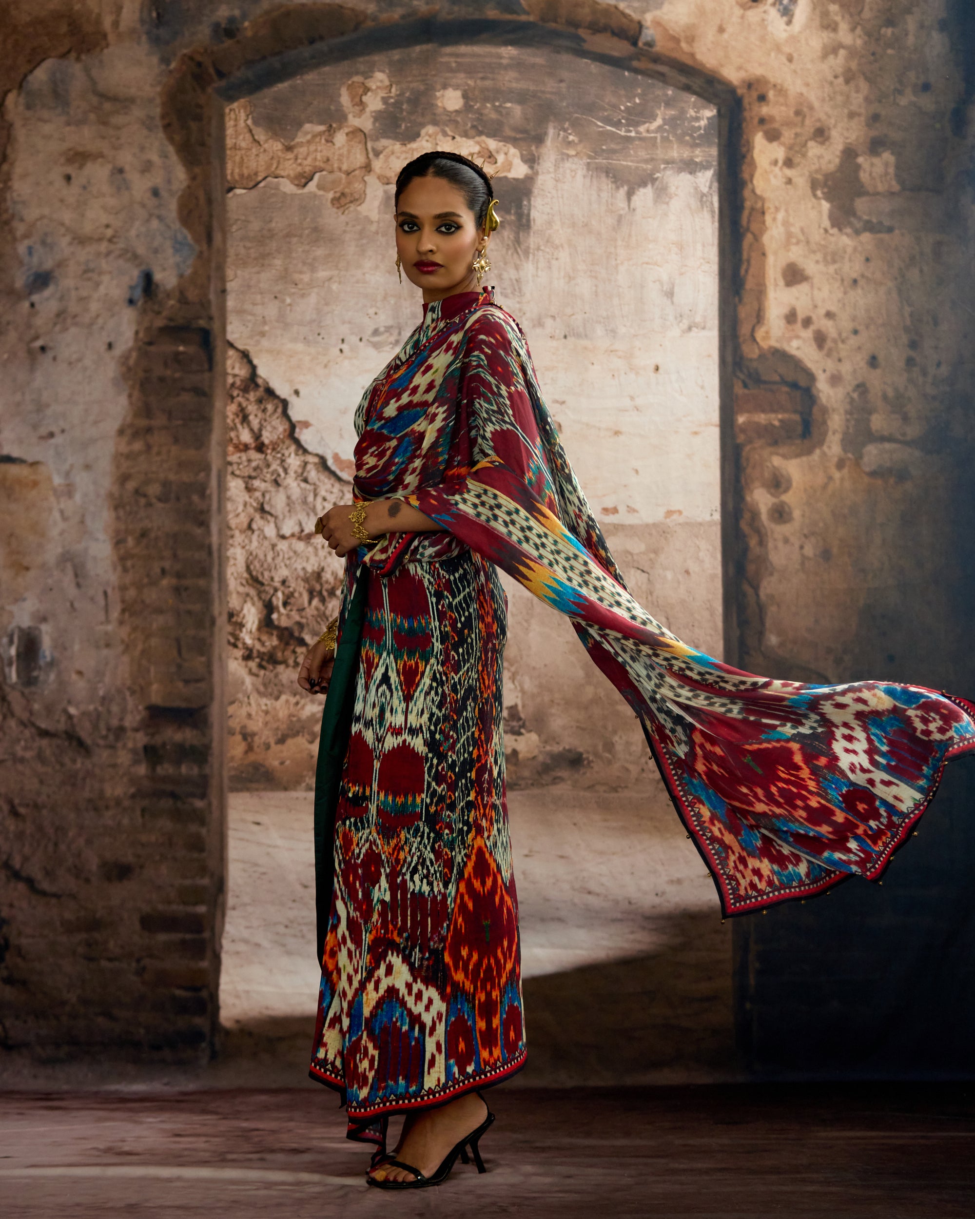 Kasbah : Urmila - Maroon/Multi