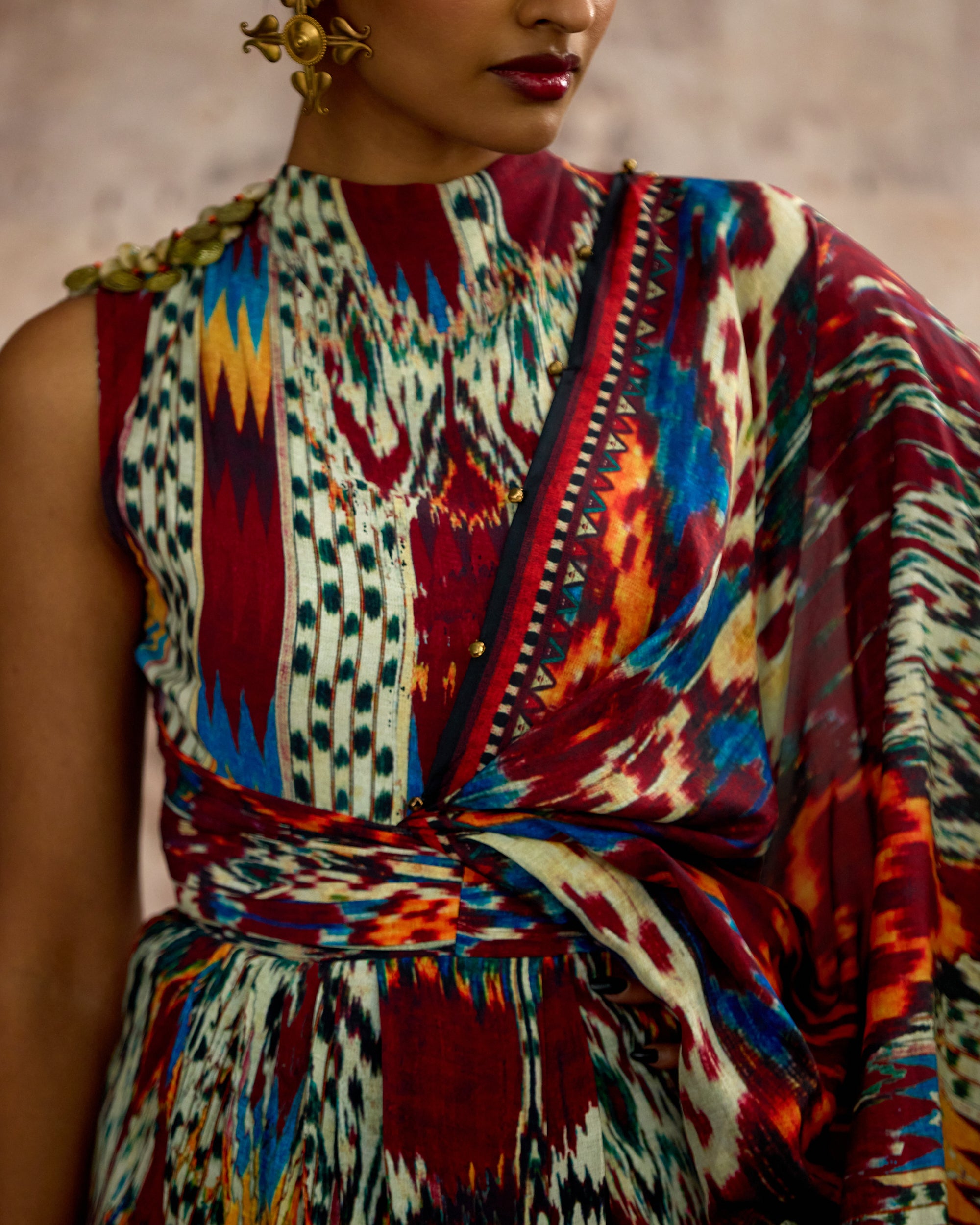 Kasbah : Urmila - Maroon/Multi