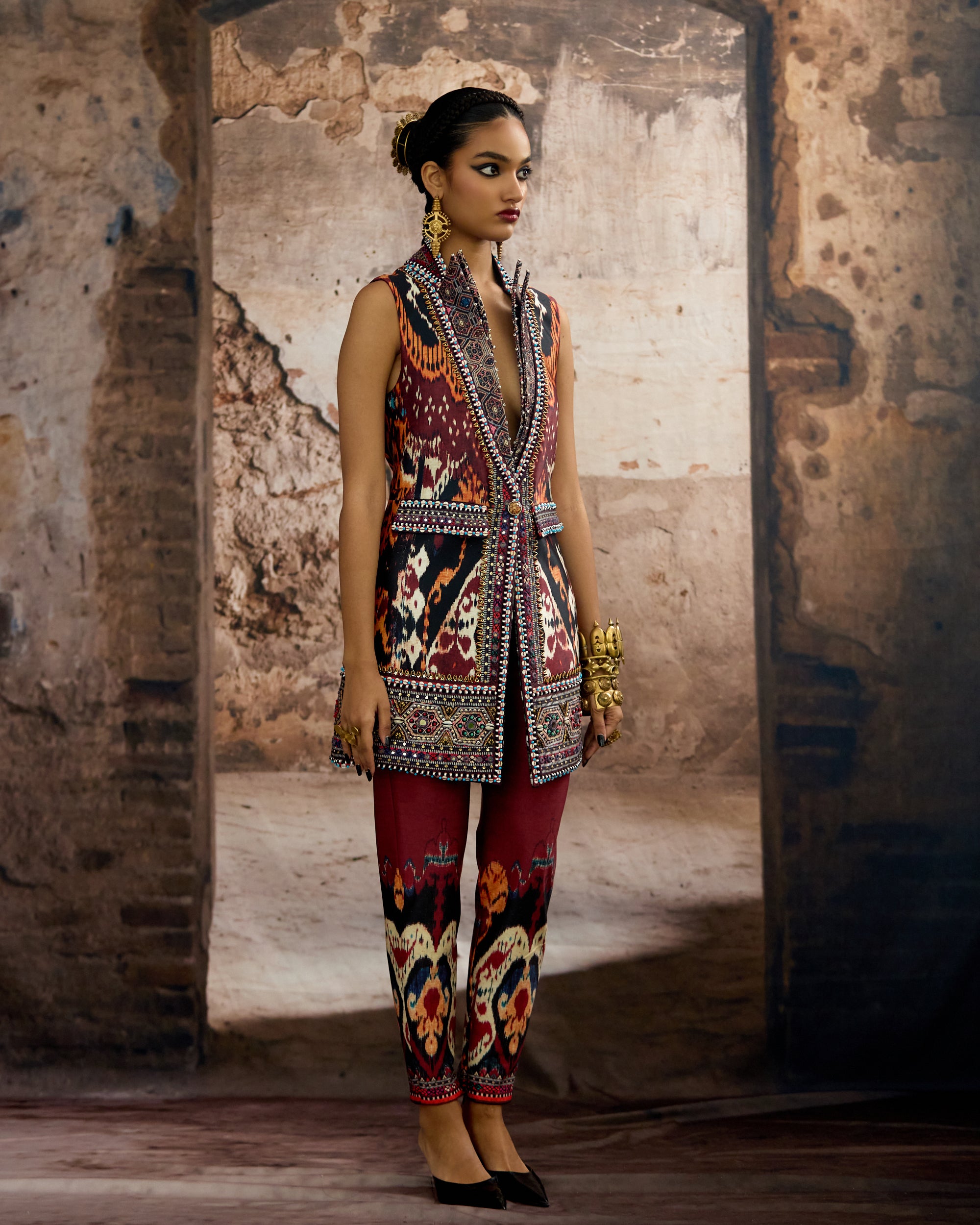 Kasbah : Kadek - Black/Orange