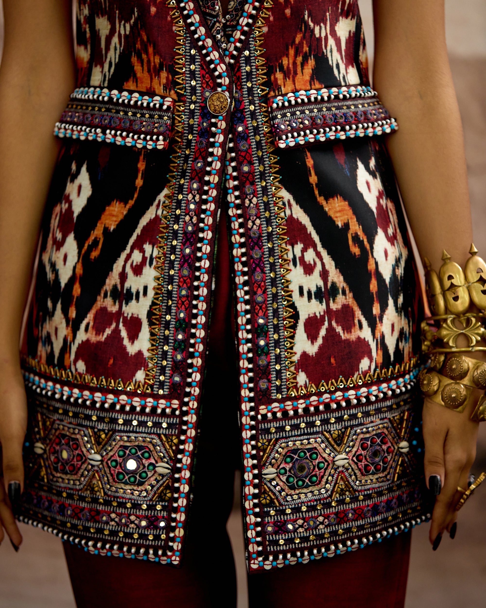 Kasbah : Kadek - Black/Orange