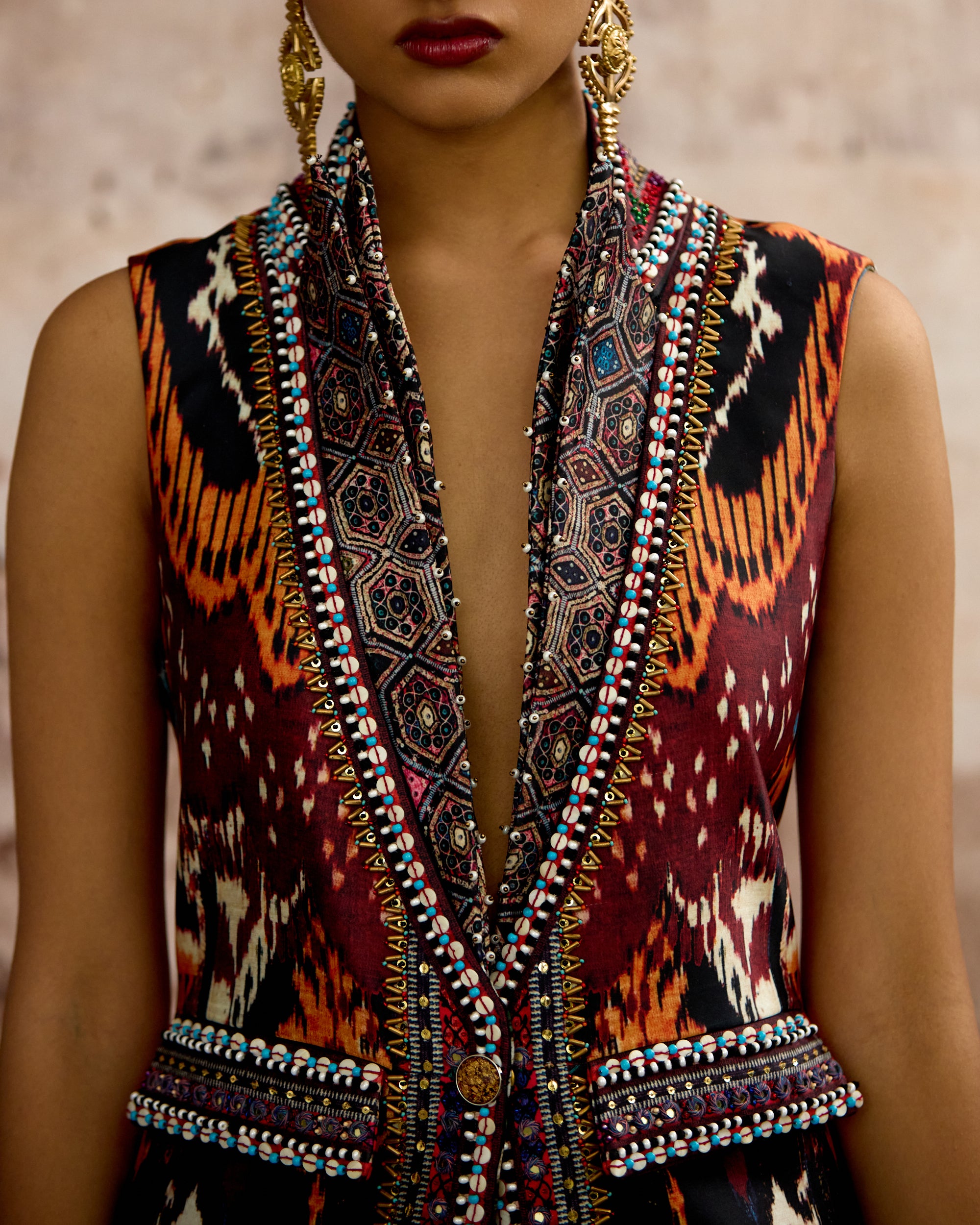 Kasbah : Kadek - Black/Orange