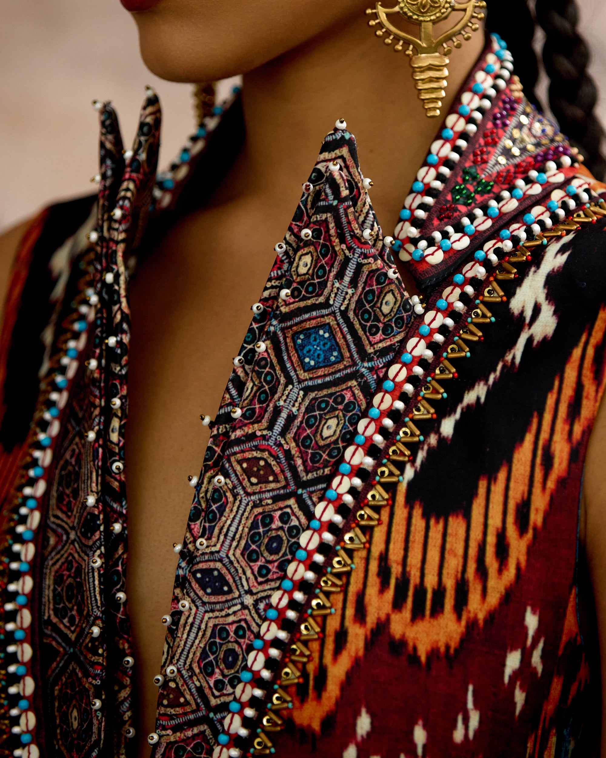 Kasbah : Kadek - Black/Orange