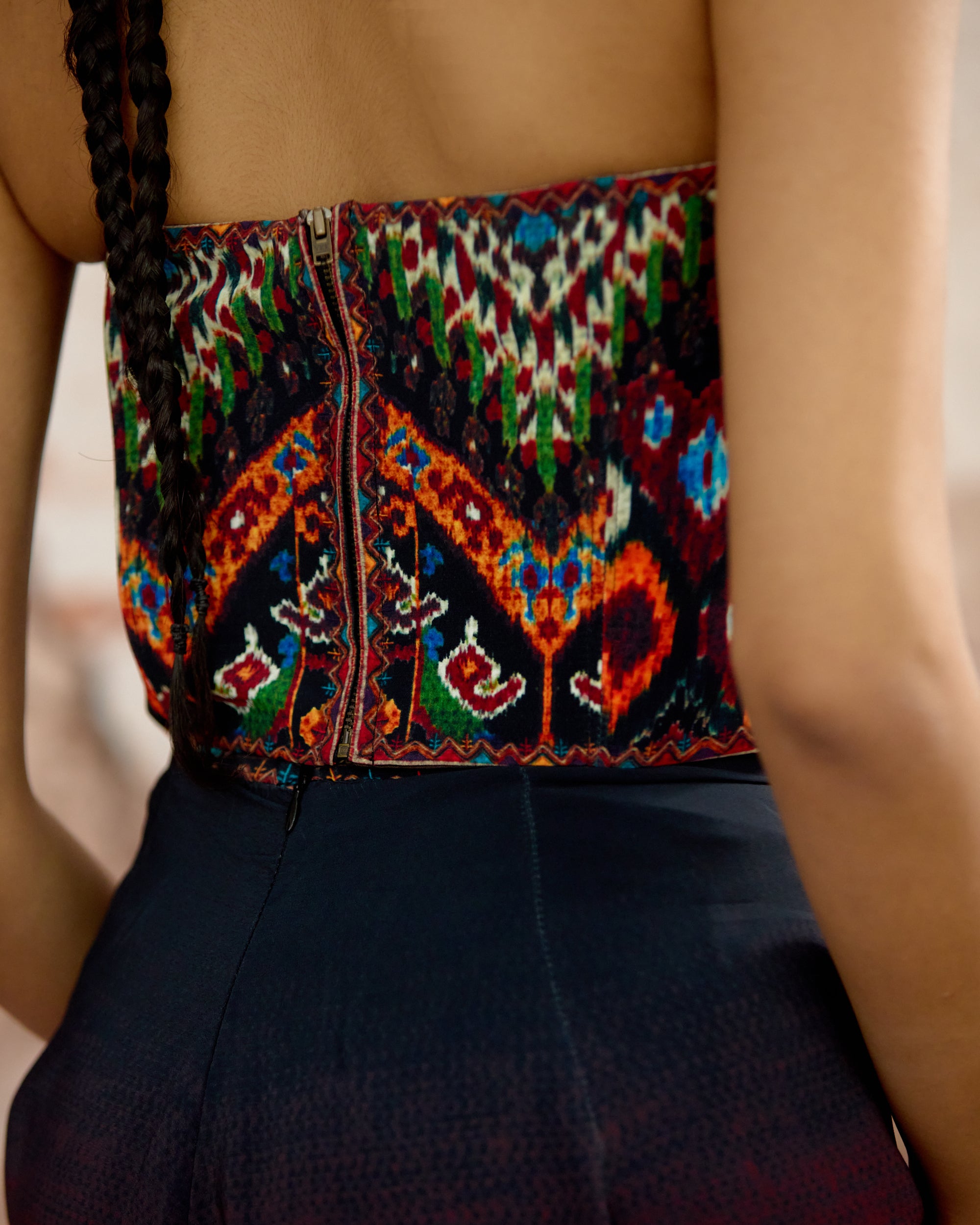 Kasbah : Jannat/Corset/Draupati - Mustard/Multi