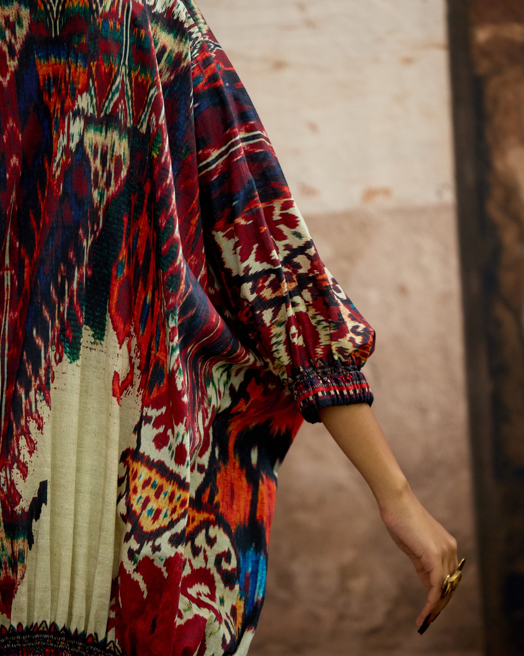 Kasbah : Hannah - Beige/Maroon