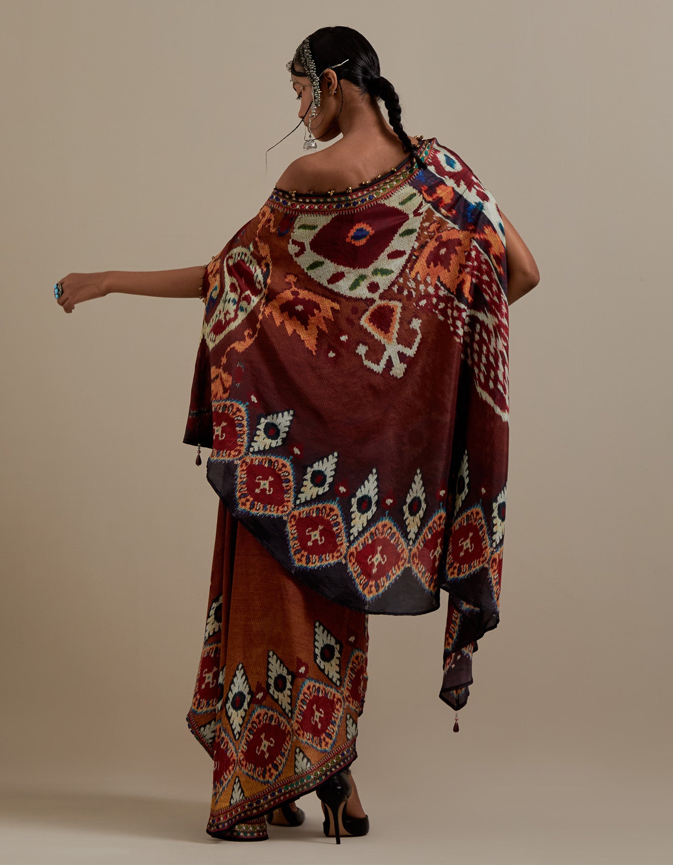 Kasbah : Kamini - Mustard/Maroon