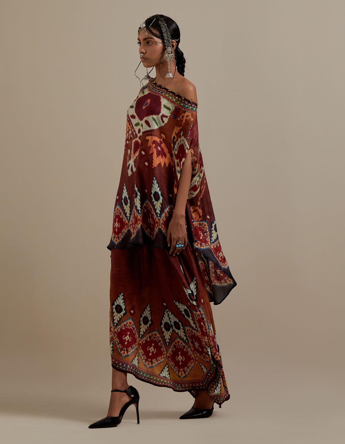 Kasbah : Kamini - Mustard/Maroon