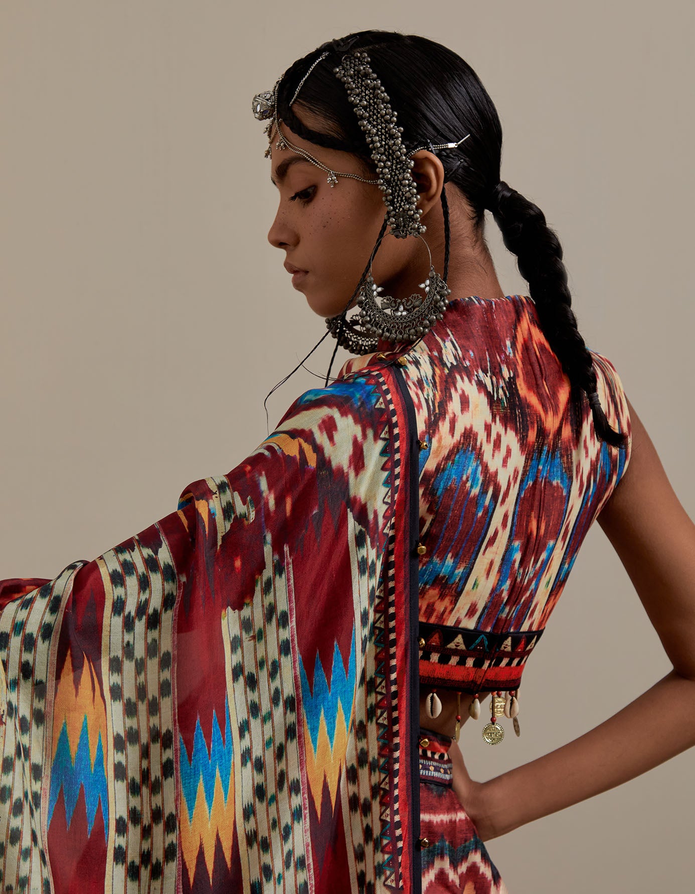 Kasbah : Urmila/Leela - Maroon/Multi