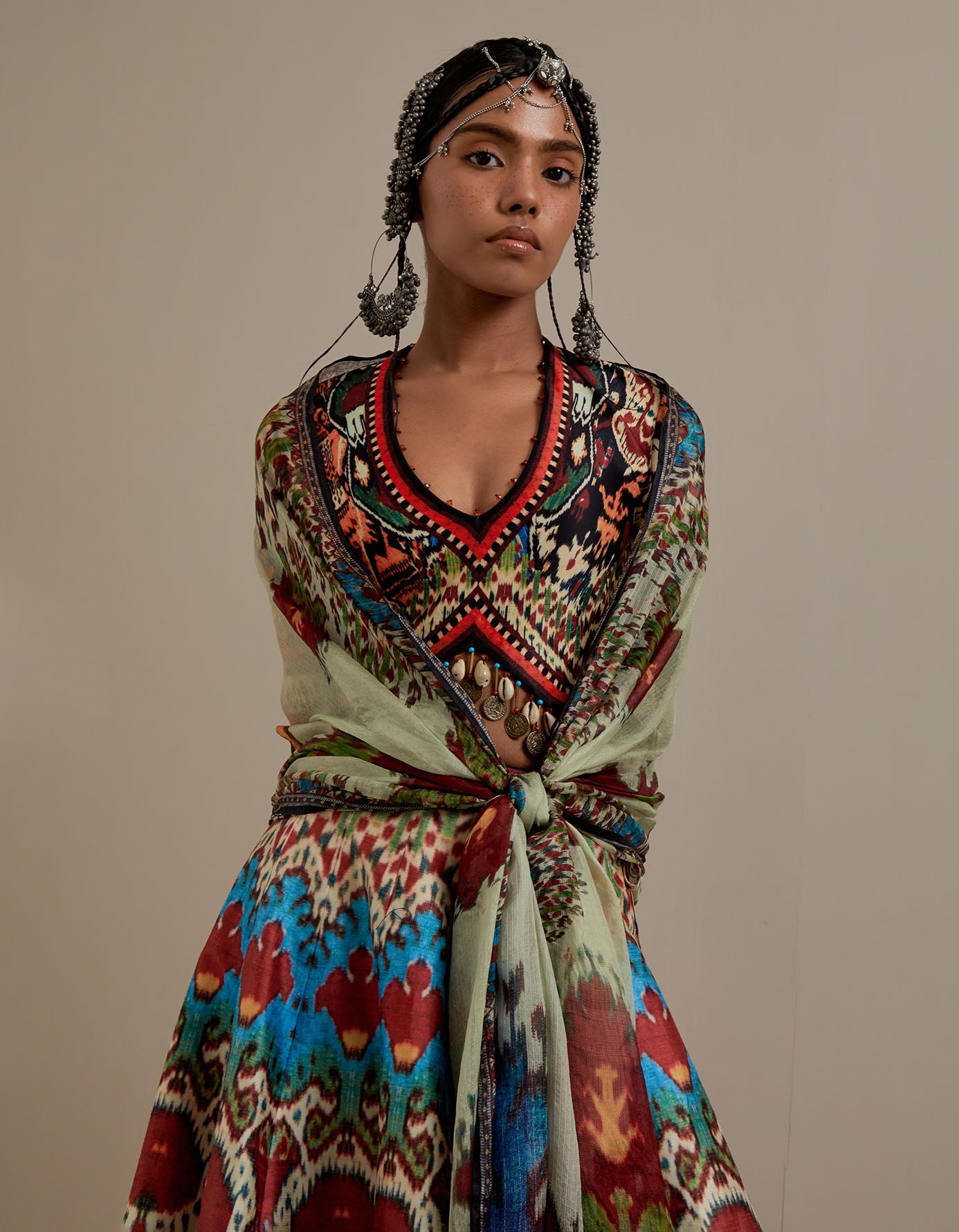 Kasbah : Angami/Leela - Beige/Multi