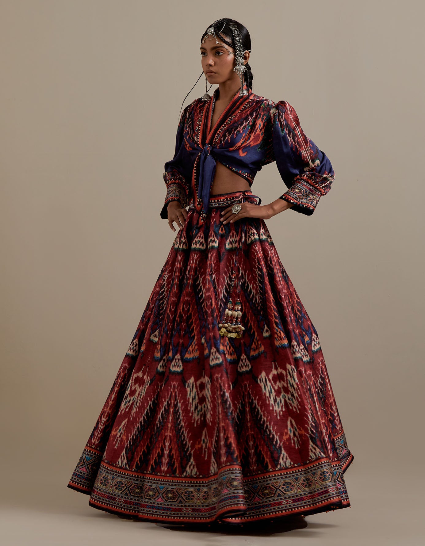 Kasbah : Rubali/Leela - Blue/Maroon
