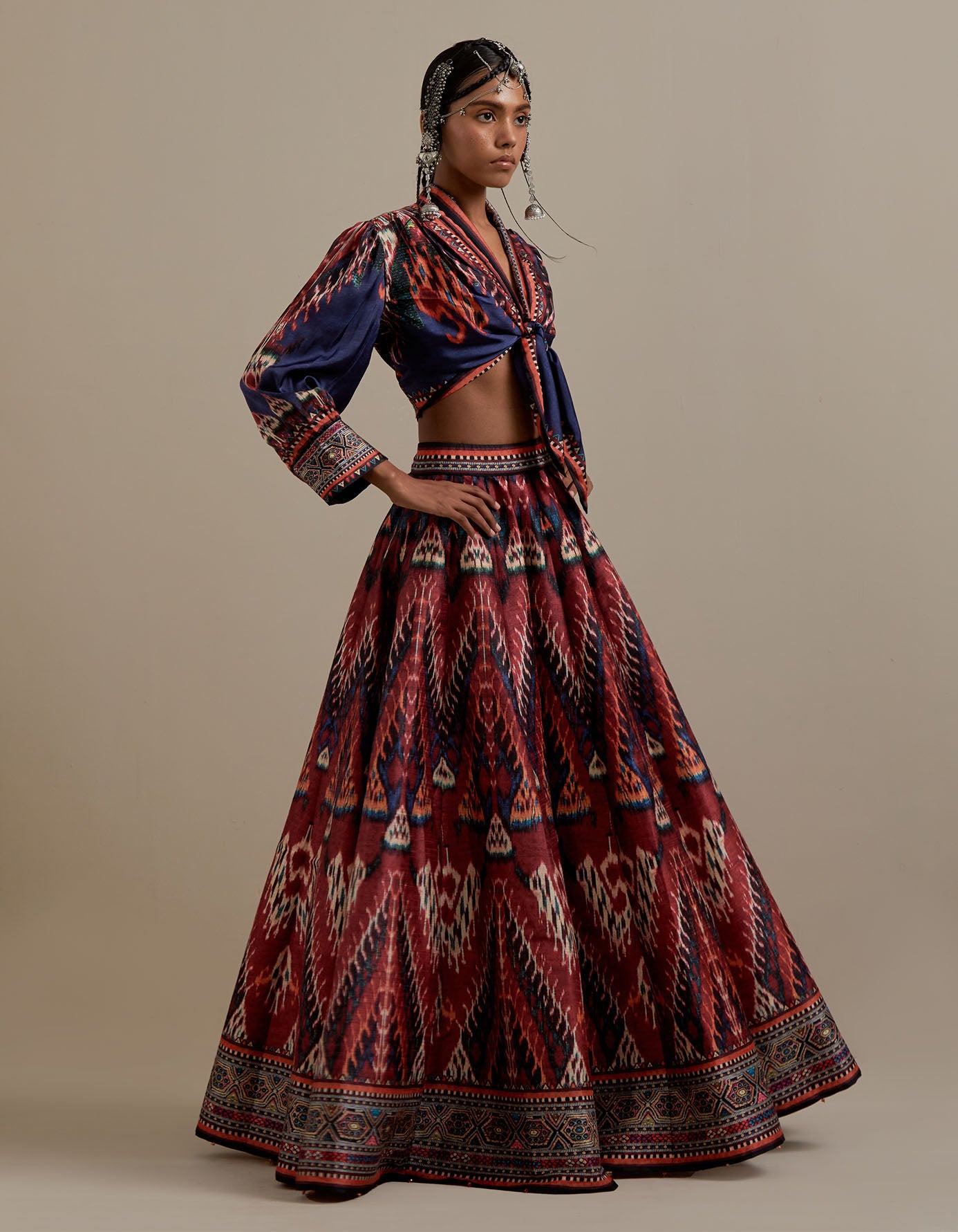 Kasbah : Rubali/Leela - Blue/Maroon