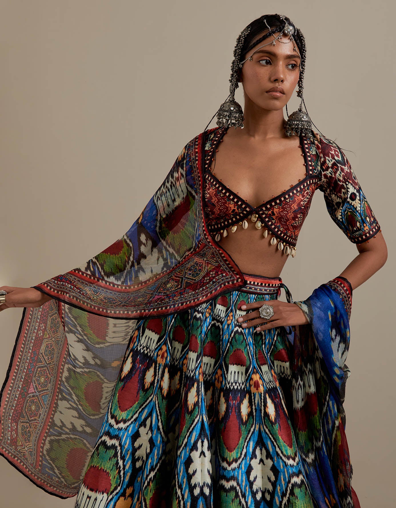 Kasbah : Bahar/Leela - Aqua/Multi