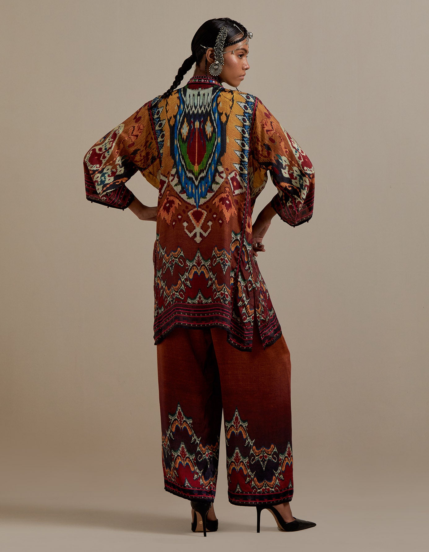 Kasbah : Ghazal - Mustard/Maroon
