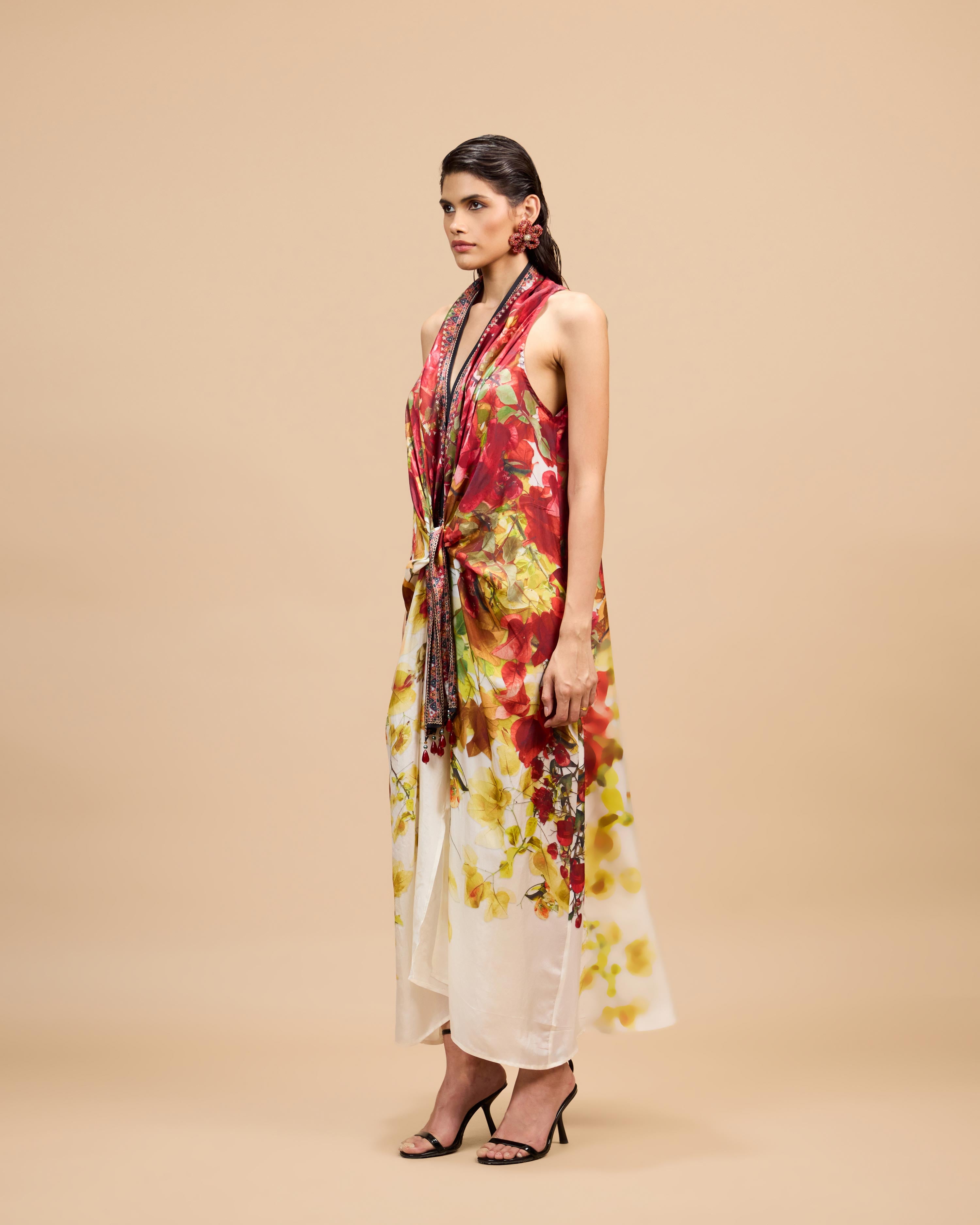 Letters to Juliet : Kimono/Trinika - Red/Rust/Gold