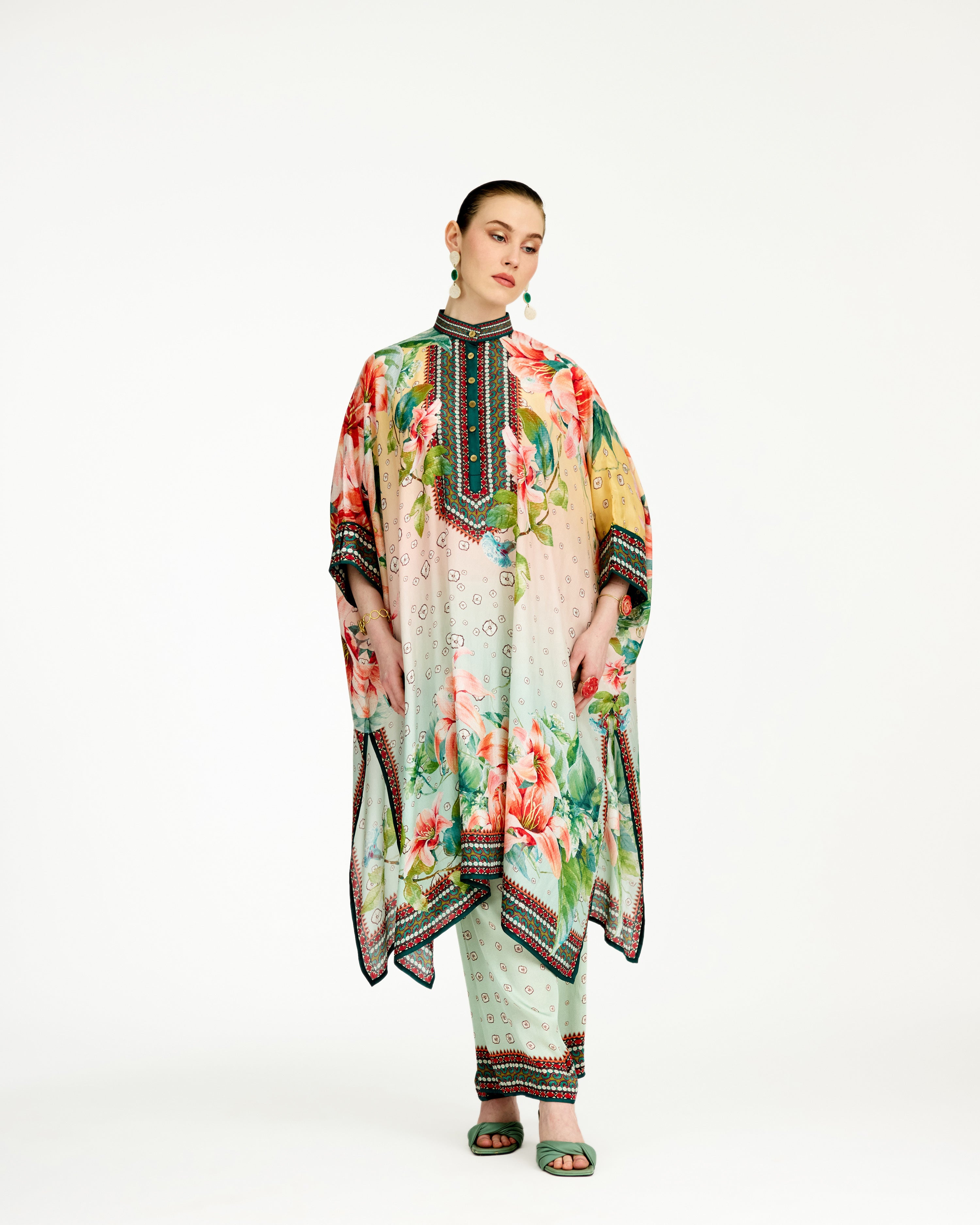 Lilium : Chantelle 42" - Peach/Mint