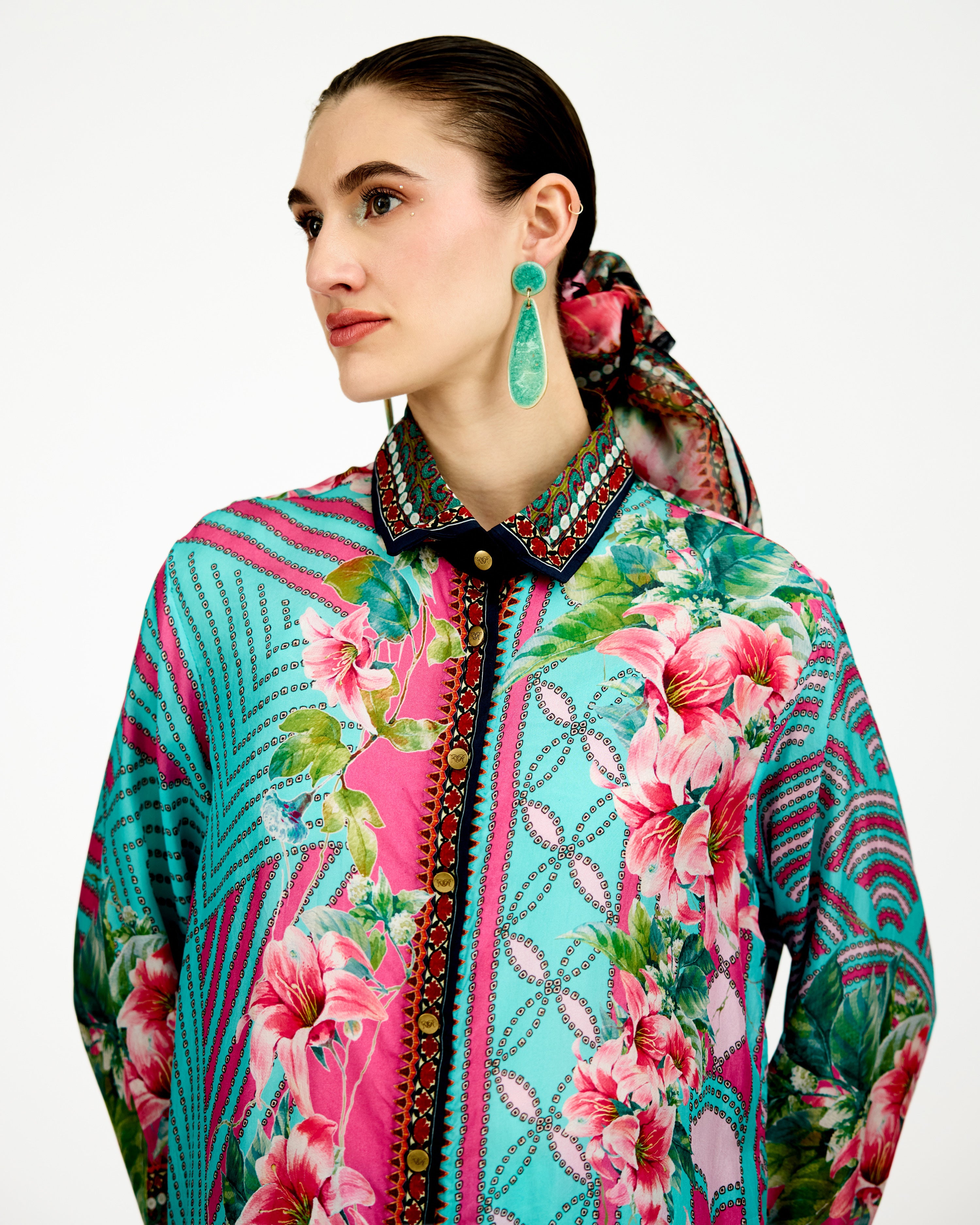 Lilium : Maizah - Pink/Aqua