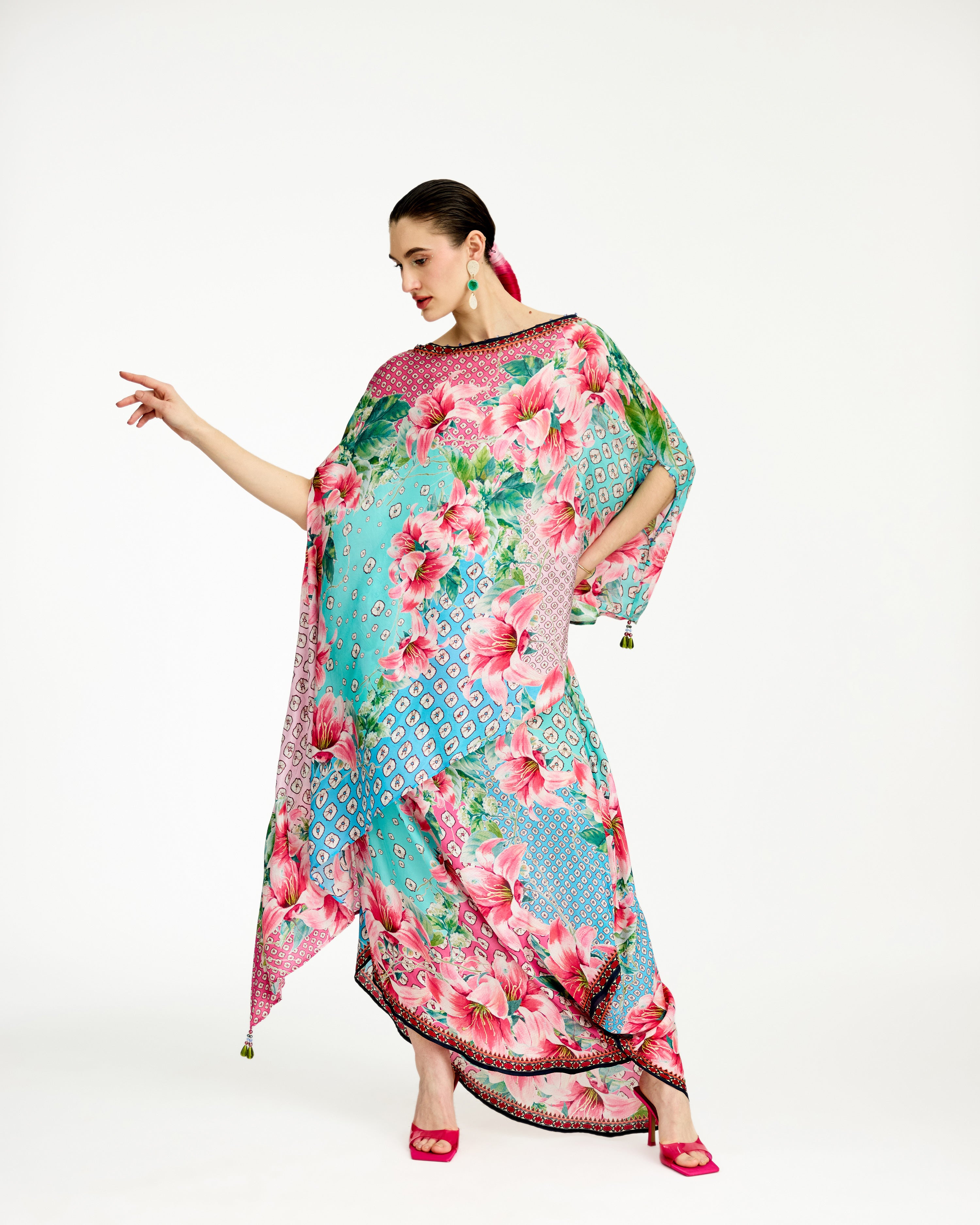 Lilium : Kamini - Aqua/Pink