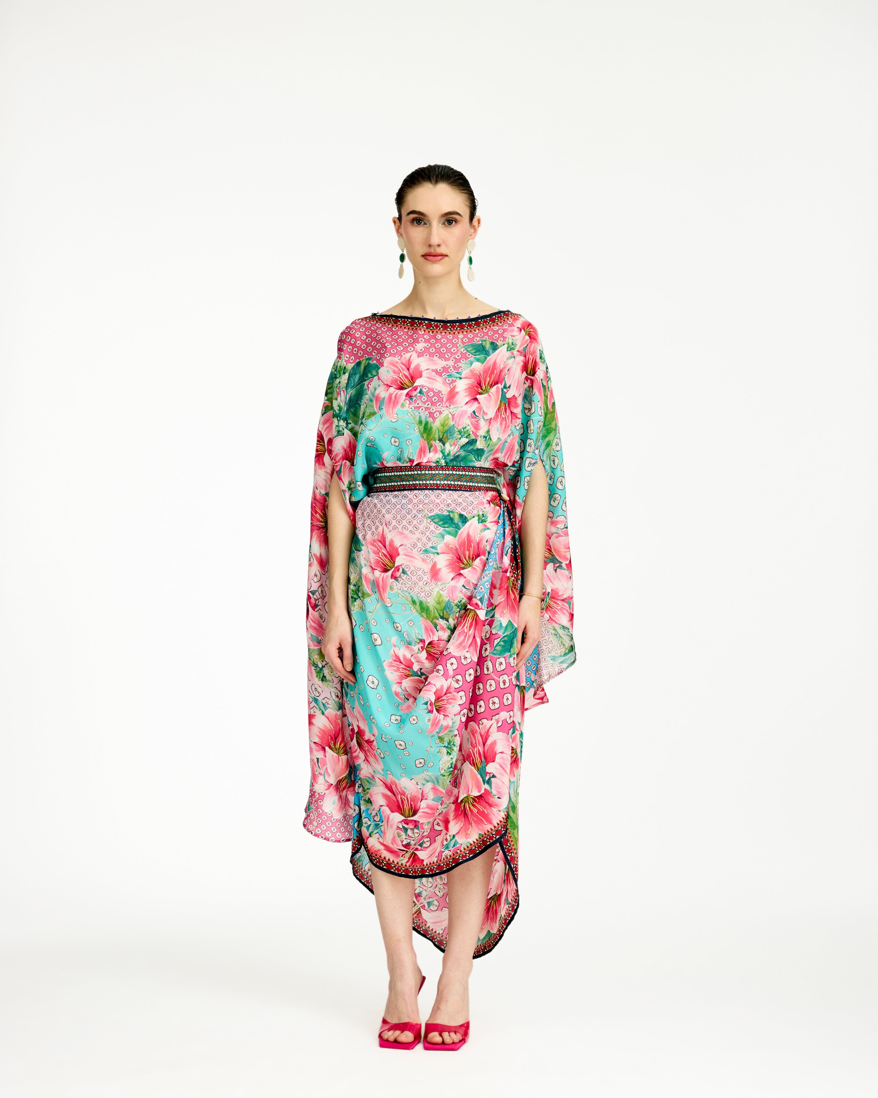 Lilium : Kamini - Aqua/Pink