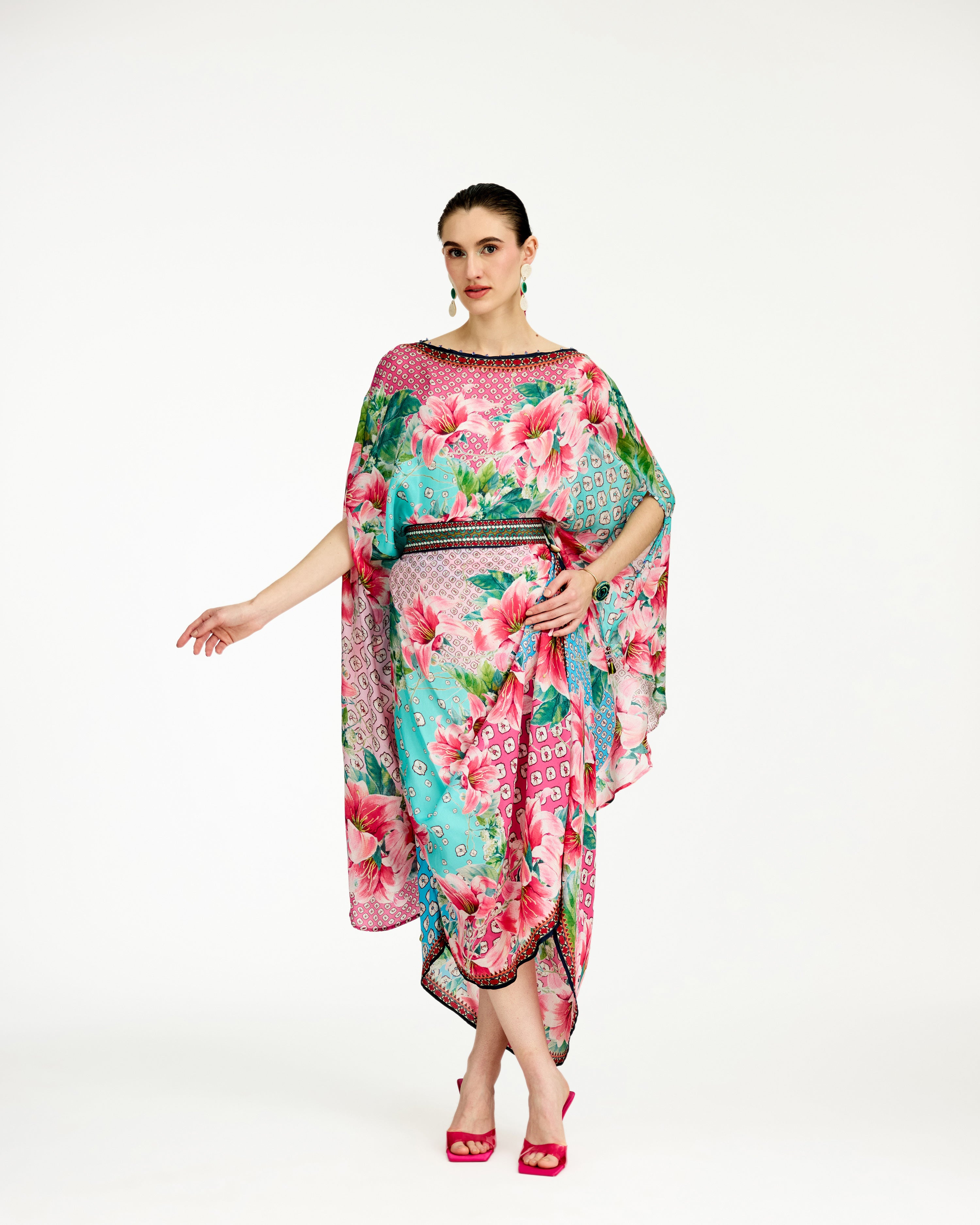 Lilium : Kamini - Aqua/Pink