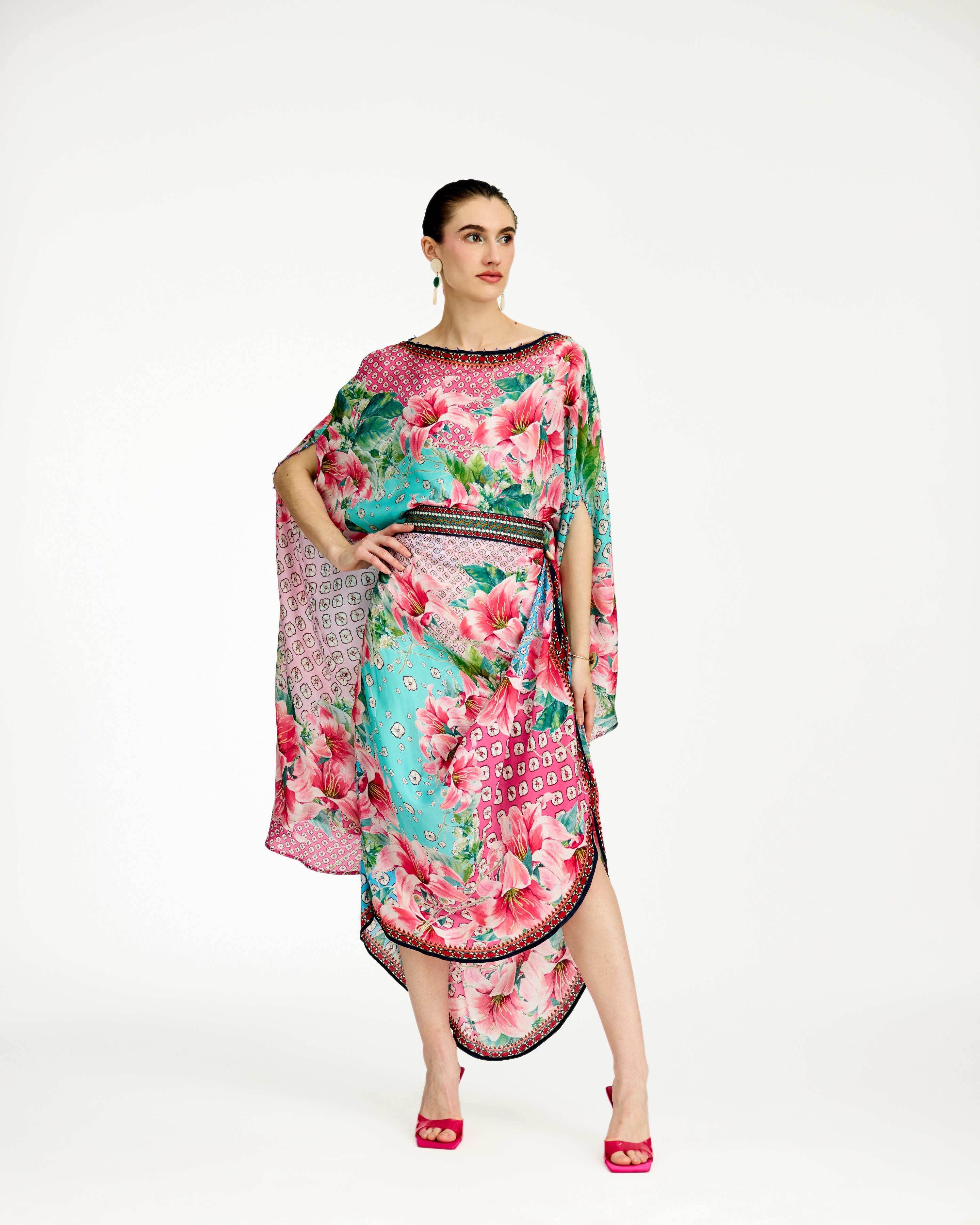 Lilium : Kamini - Aqua/Pink