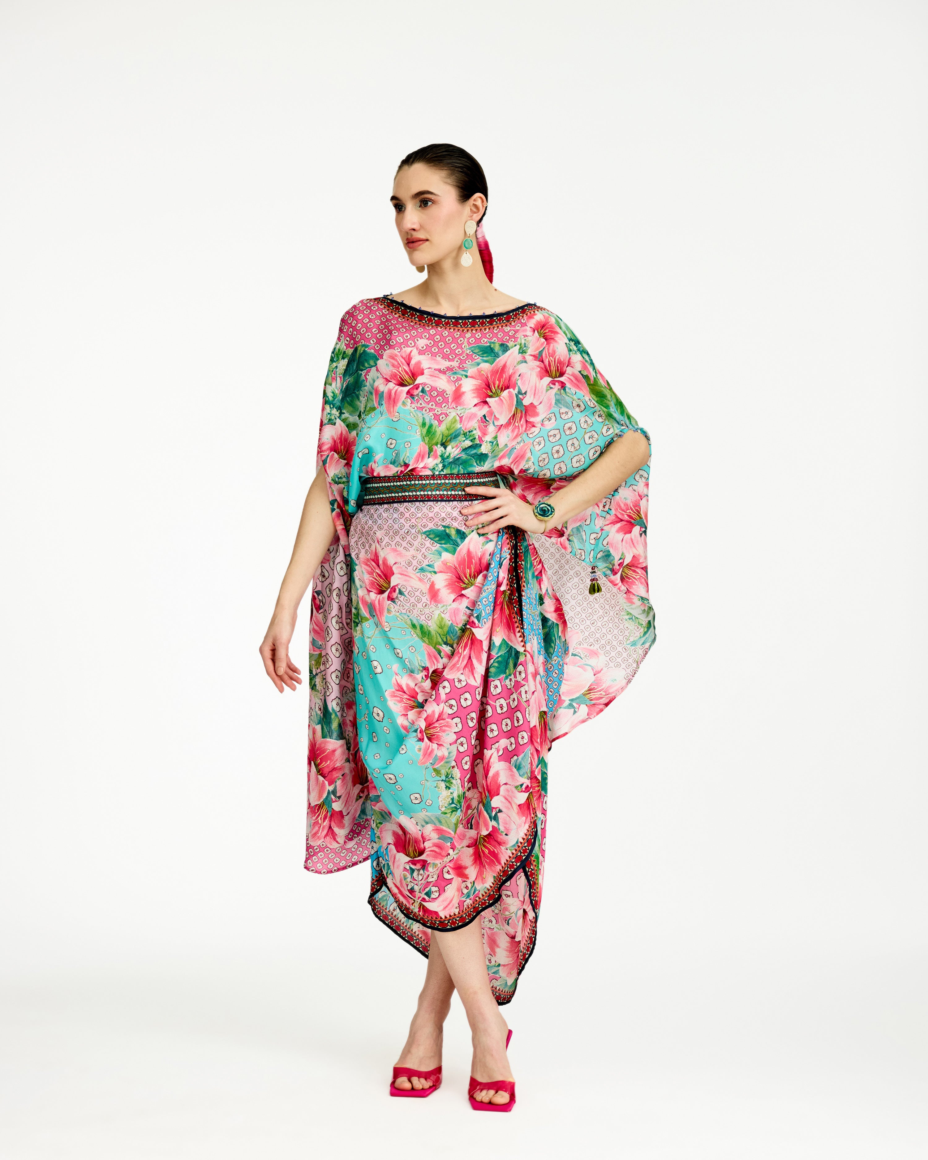 Lilium : Kamini - Aqua/Pink