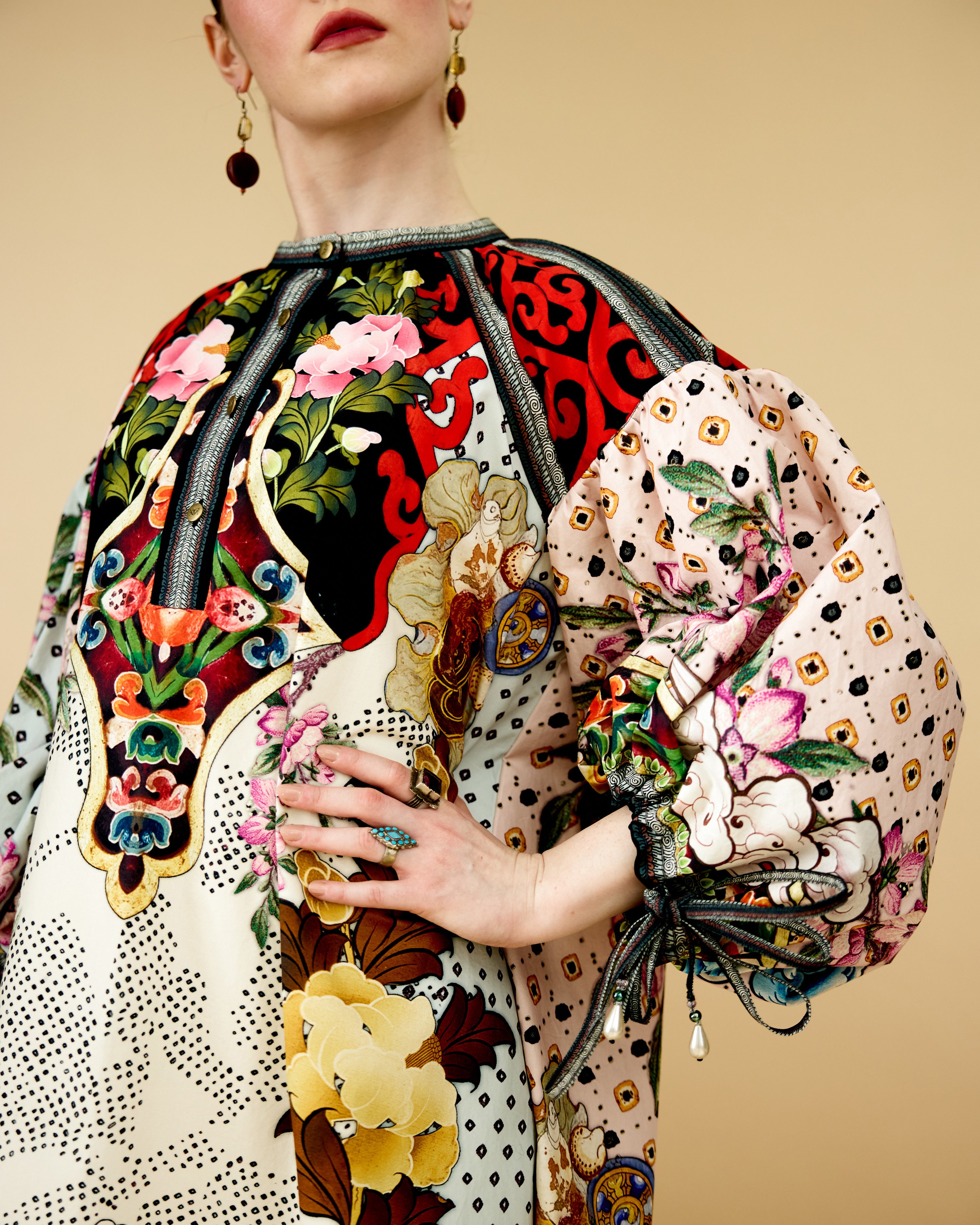 Ladakh : Angelica - Ivory/Multi