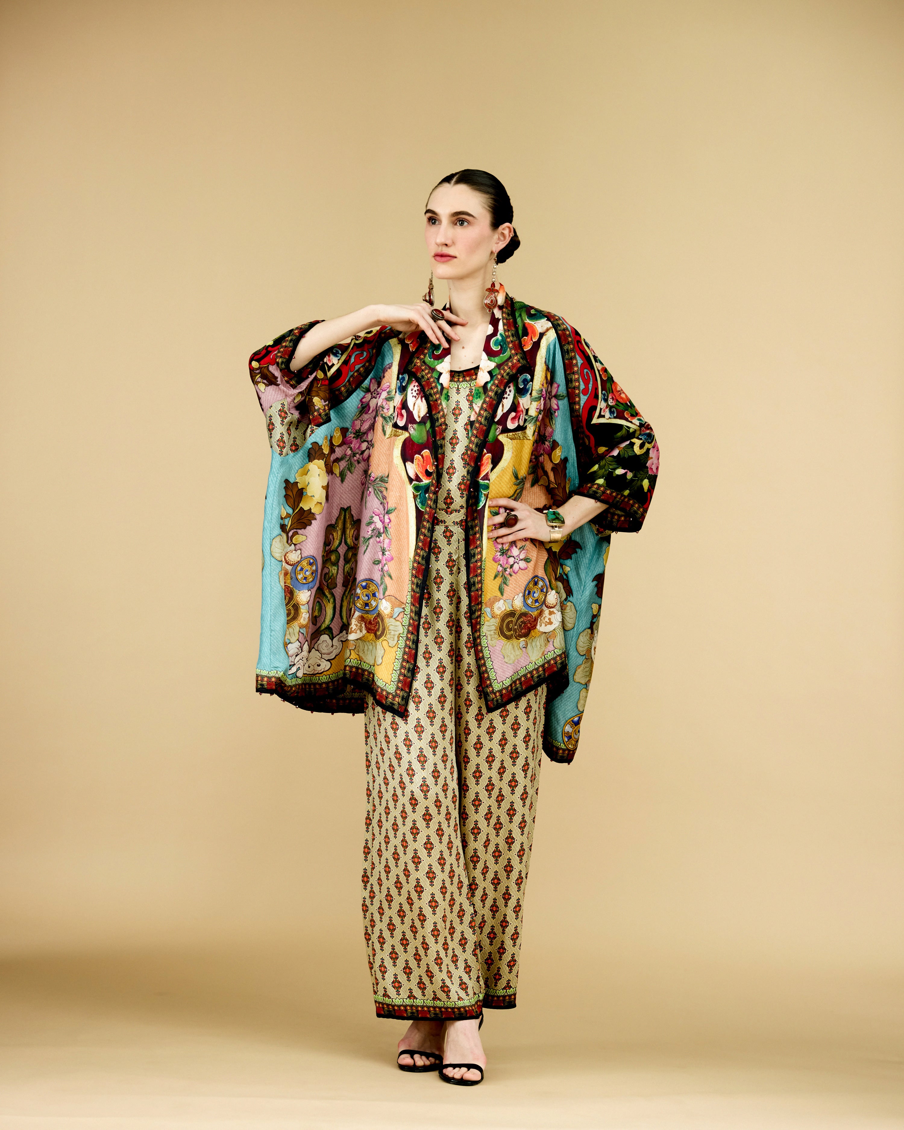 Ladakh : Adhira - Beige/Multi