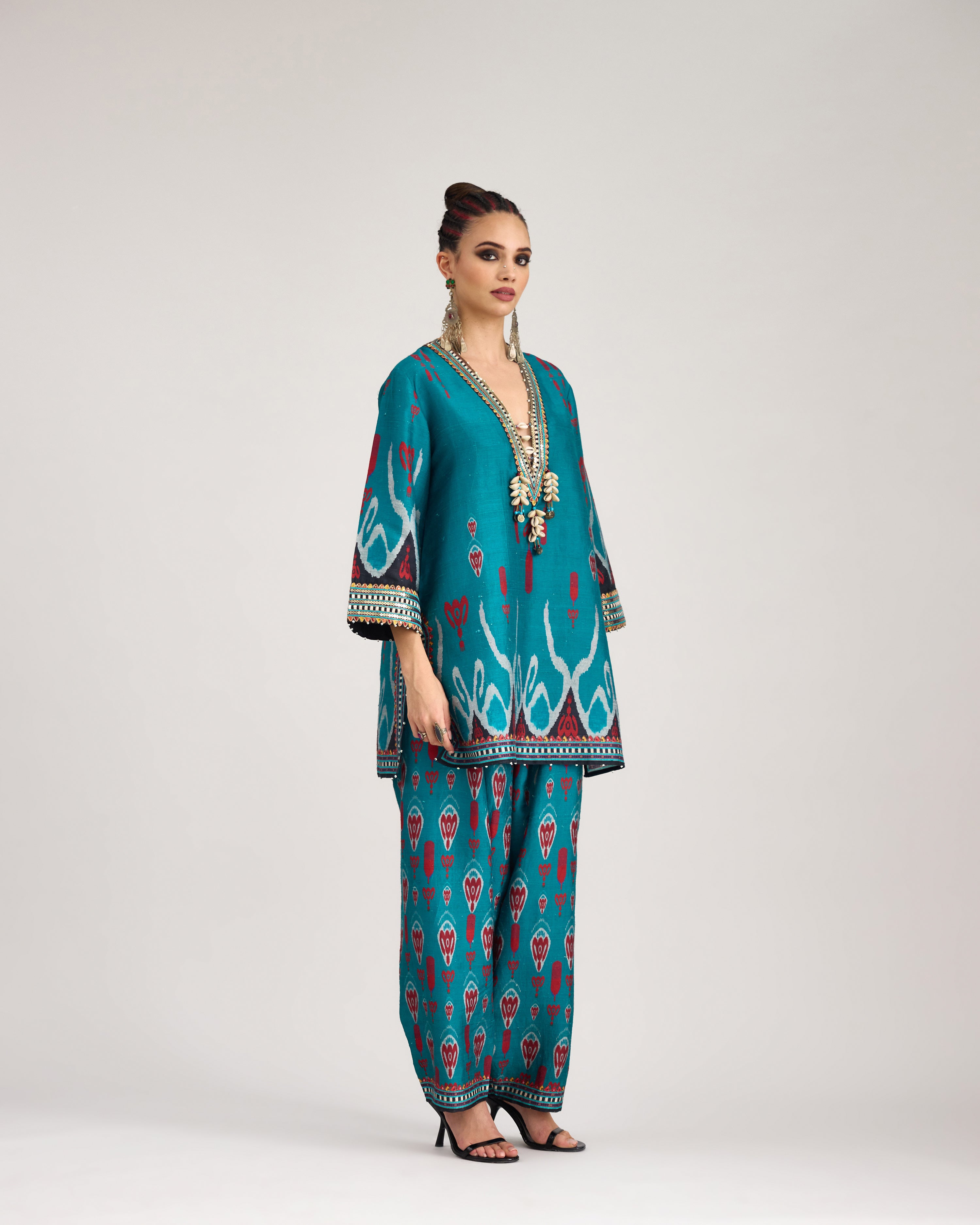 Tangier : Resham - Turquoise