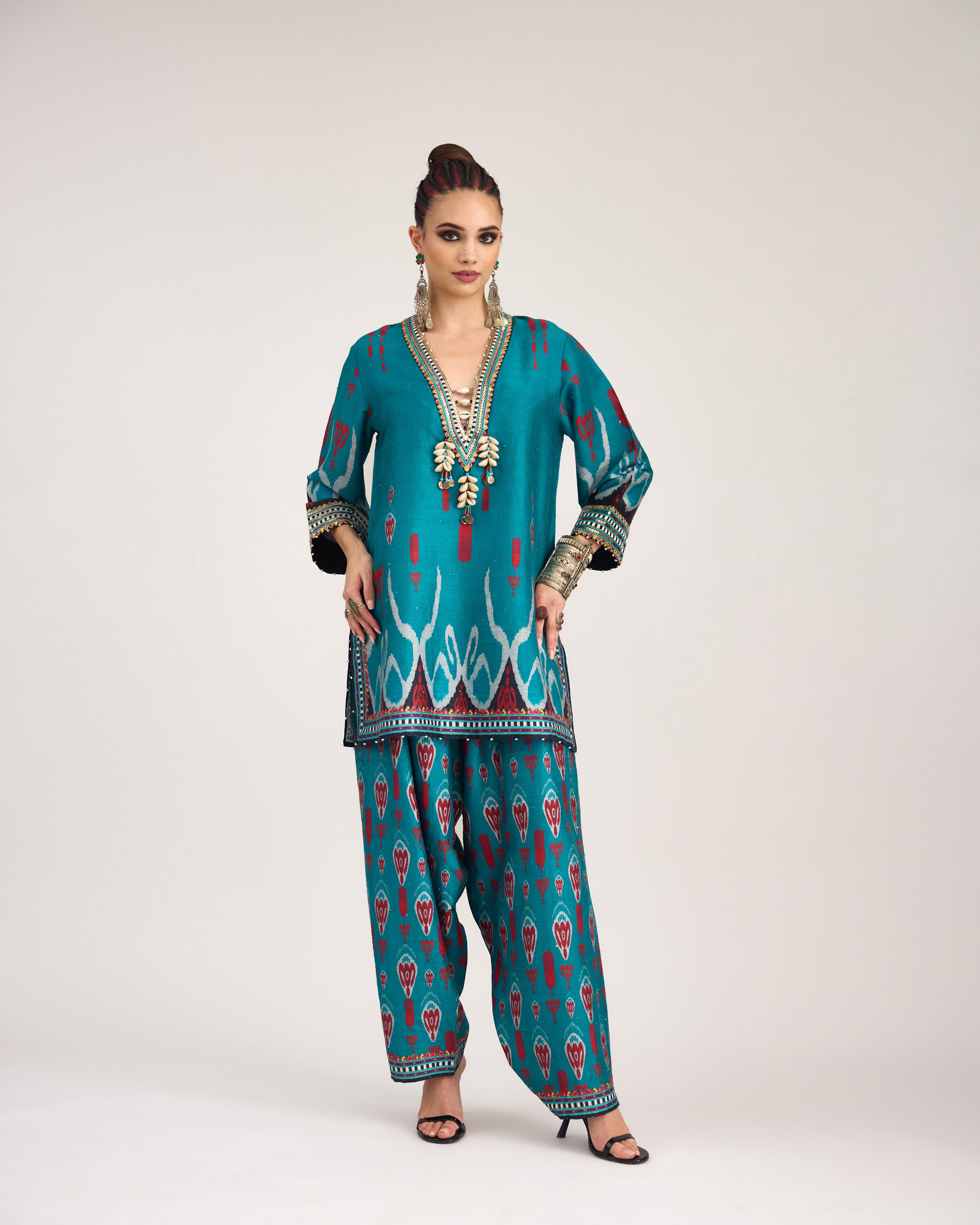Tangier : Resham - Turquoise