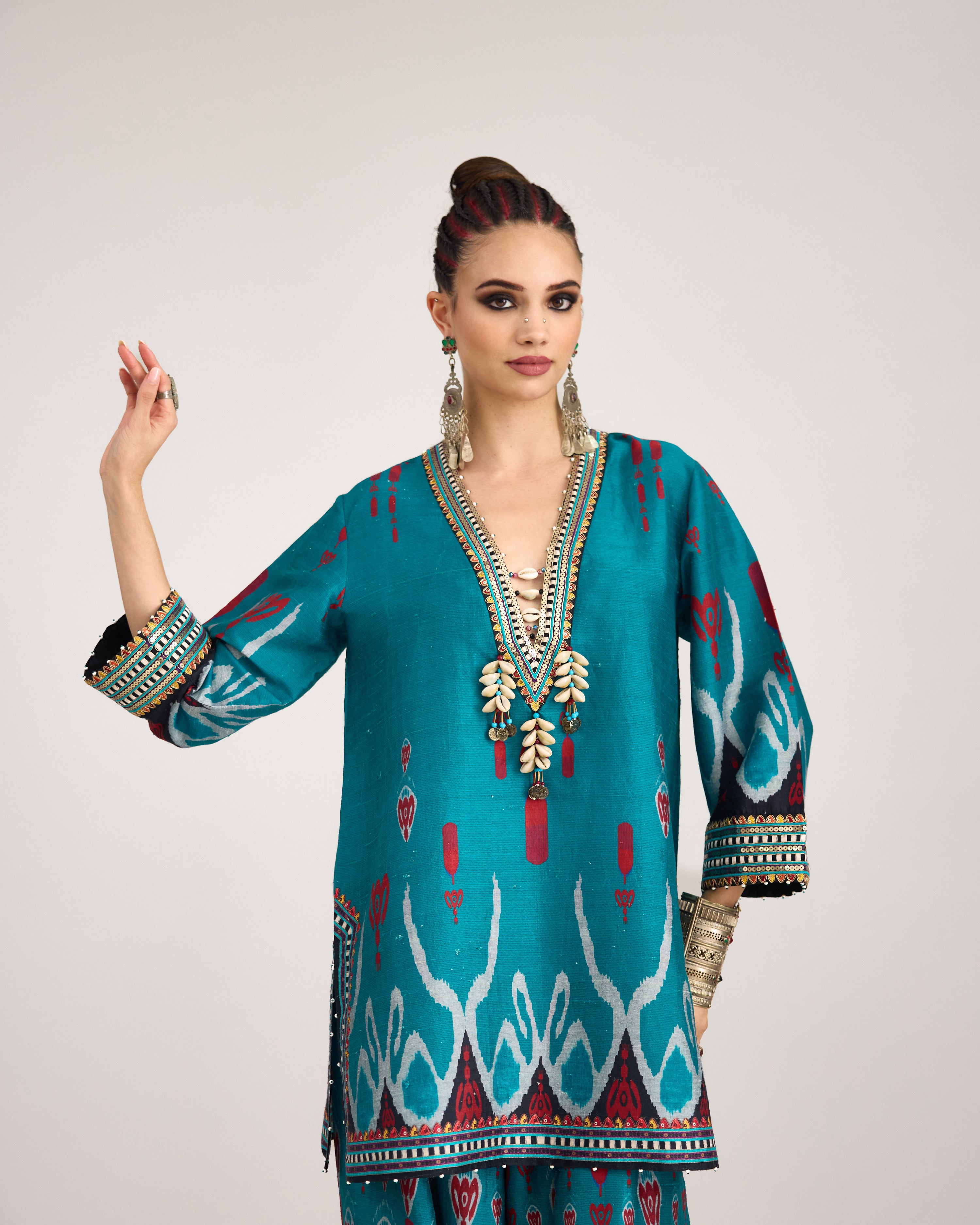 Tangier : Resham - Turquoise