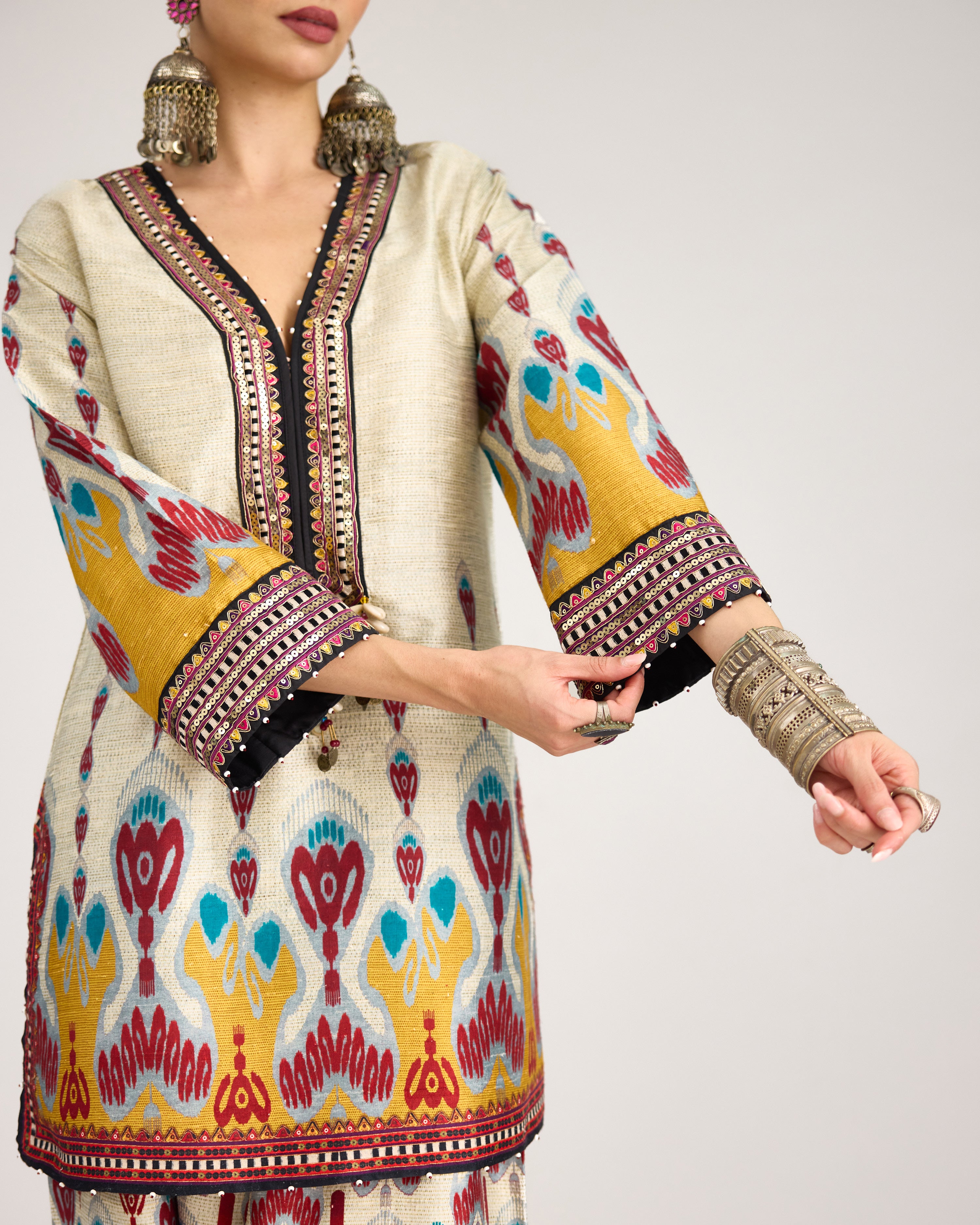 Tangier : Resham - Eggshell