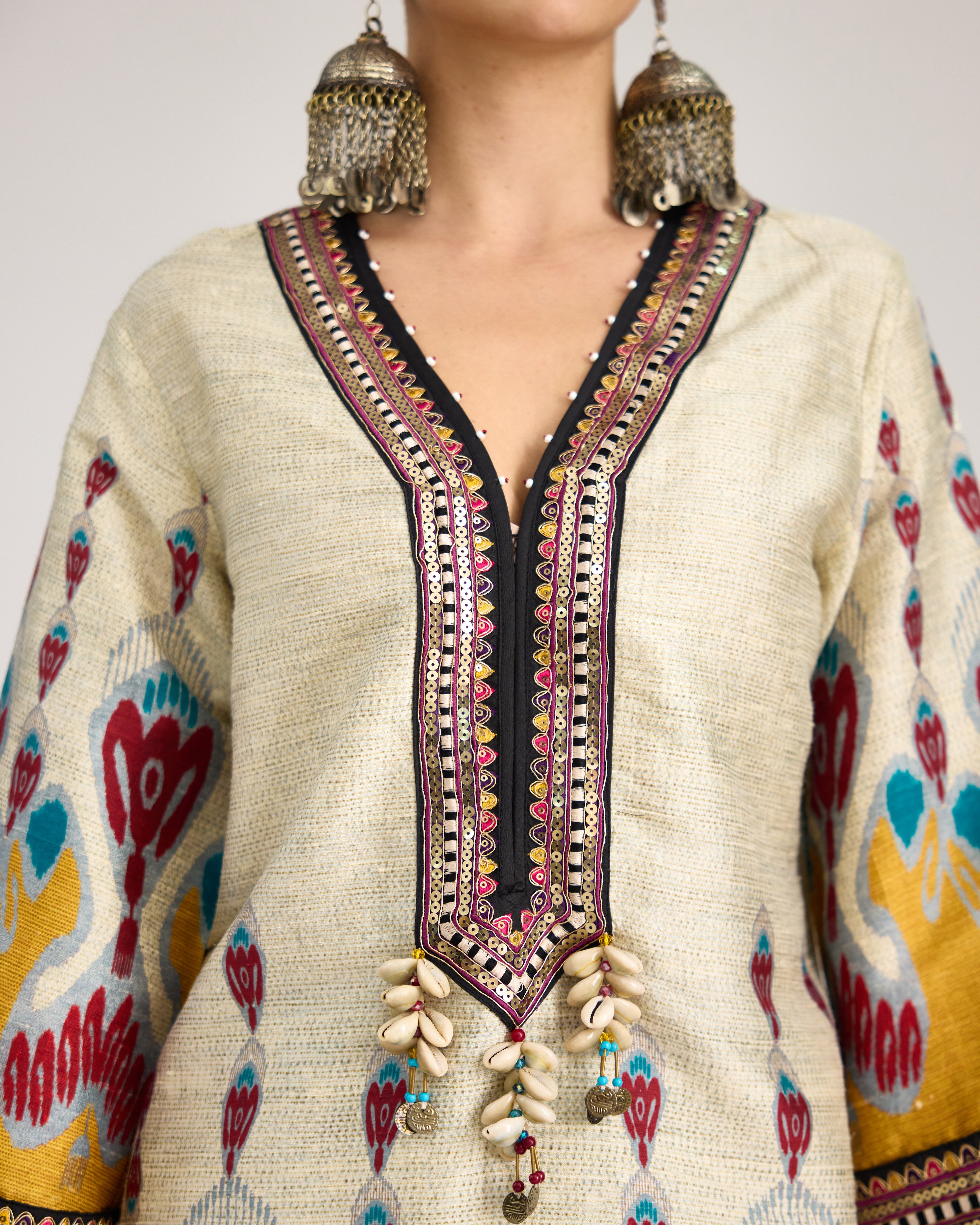 Tangier : Resham - Eggshell