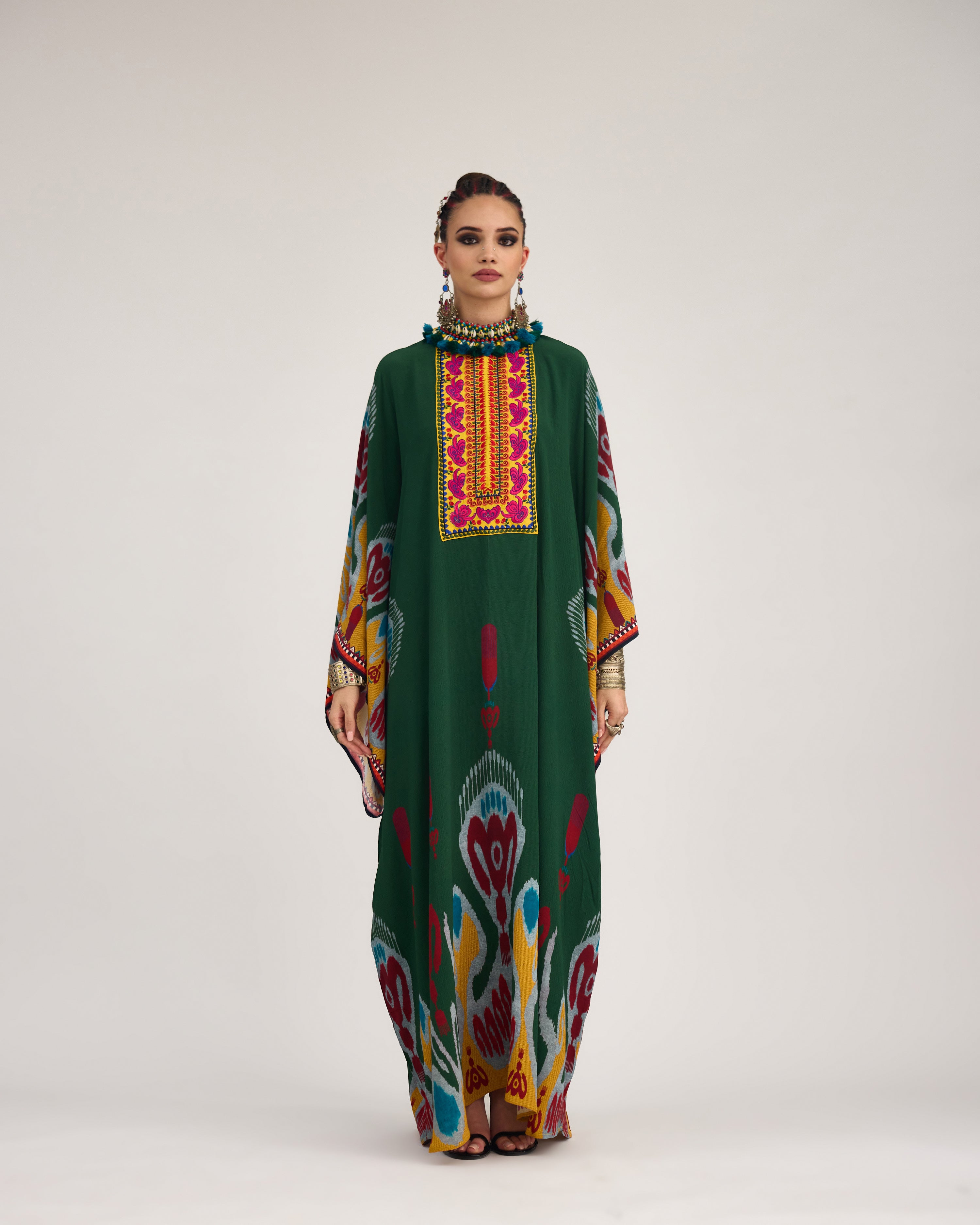 Tangier : Beatrice - Emerald/Yellow