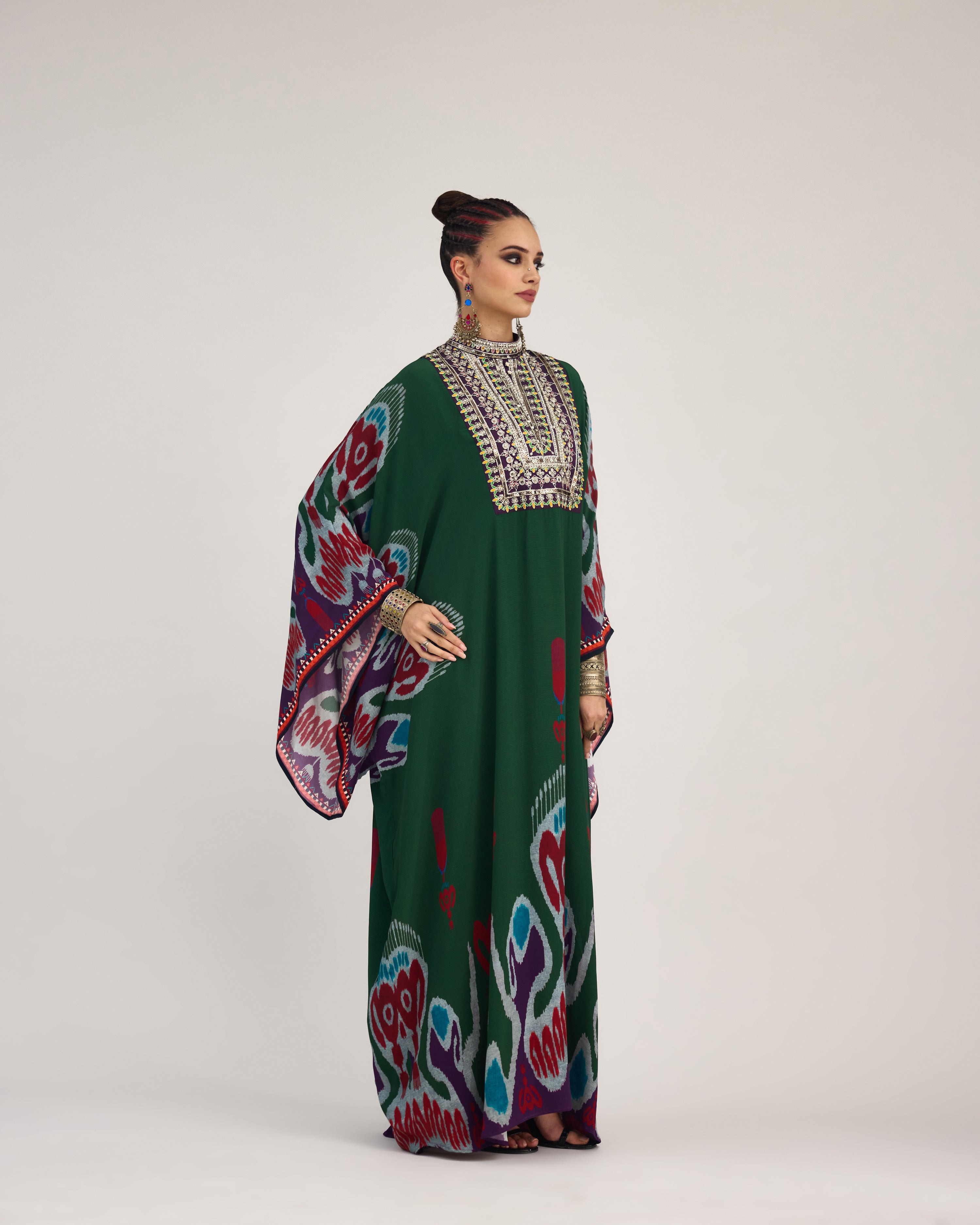 Tangier : Beatrice - Emerald/Purple