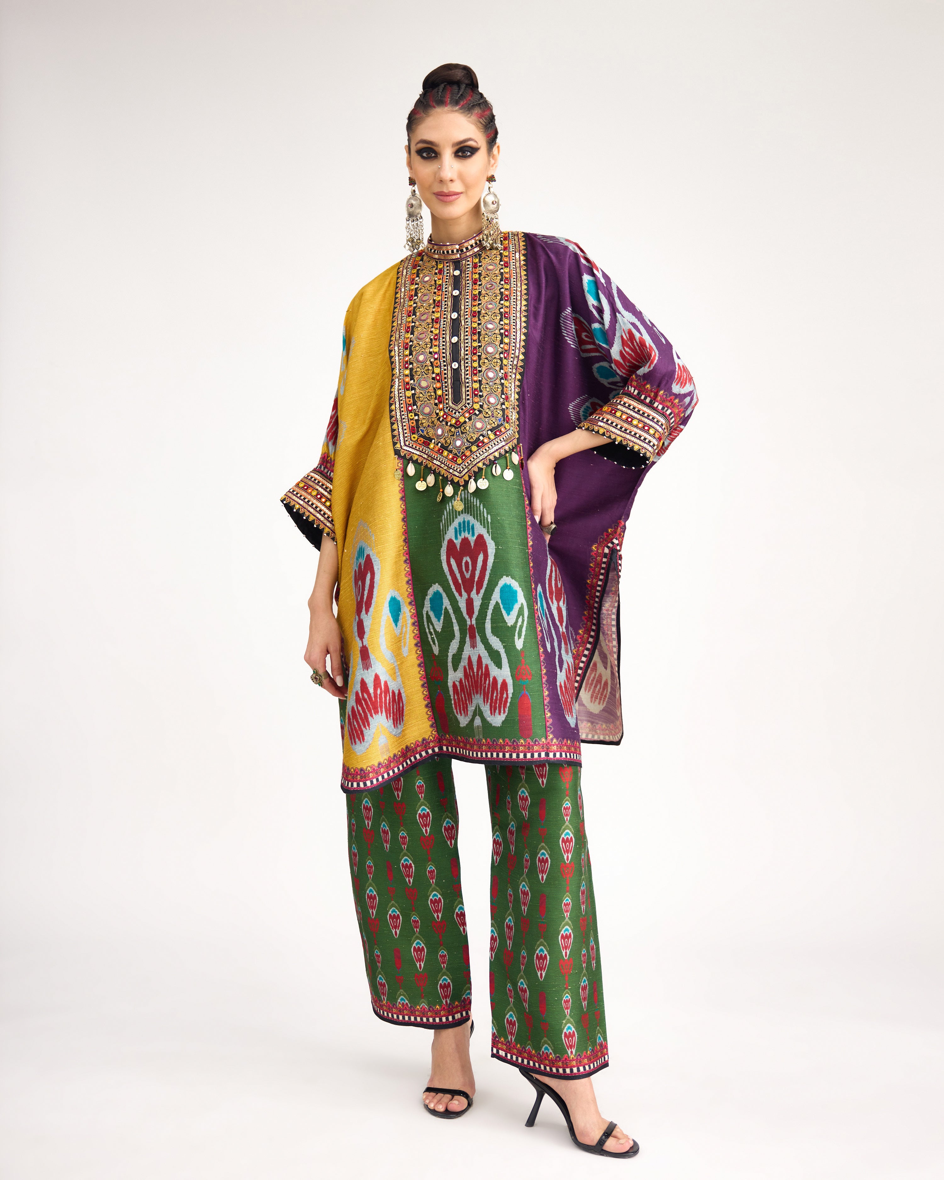 Tangier : Myra - Emerald/Multi