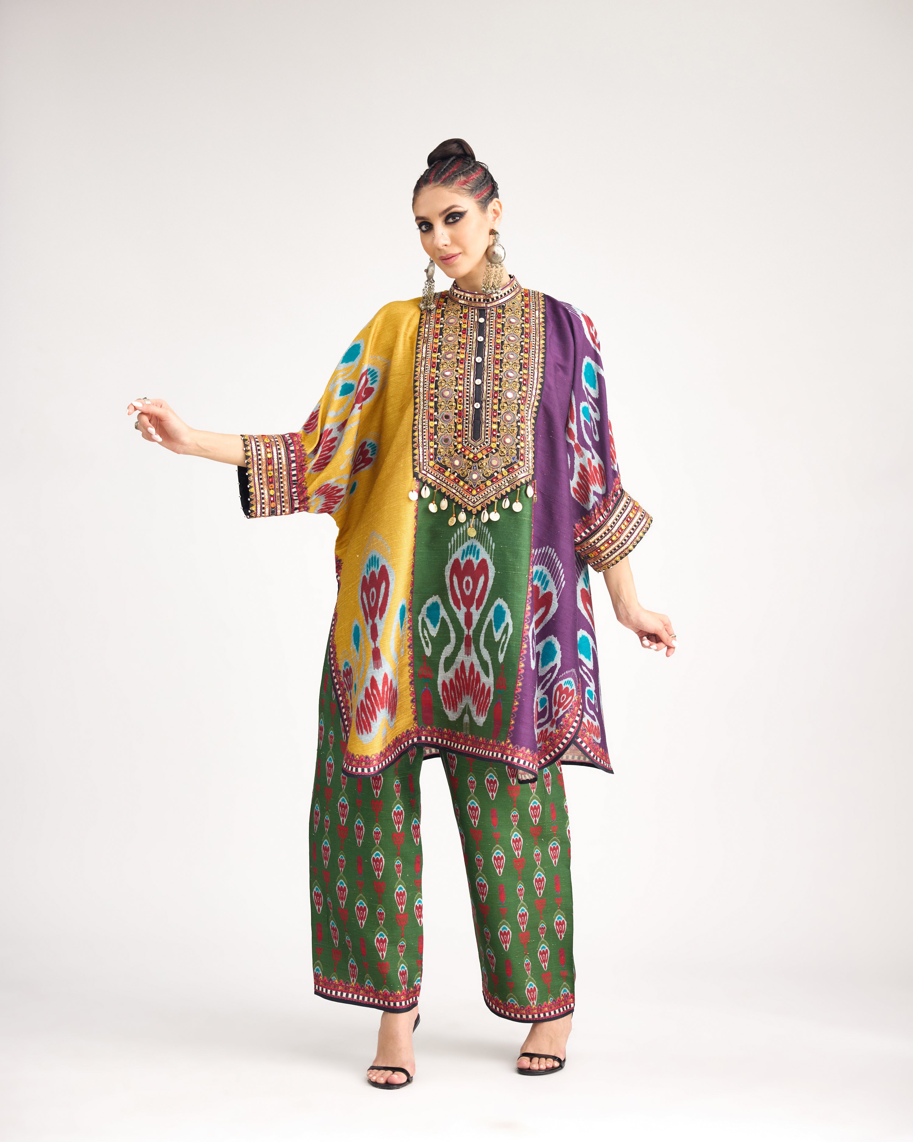 Tangier : Myra - Emerald/Multi