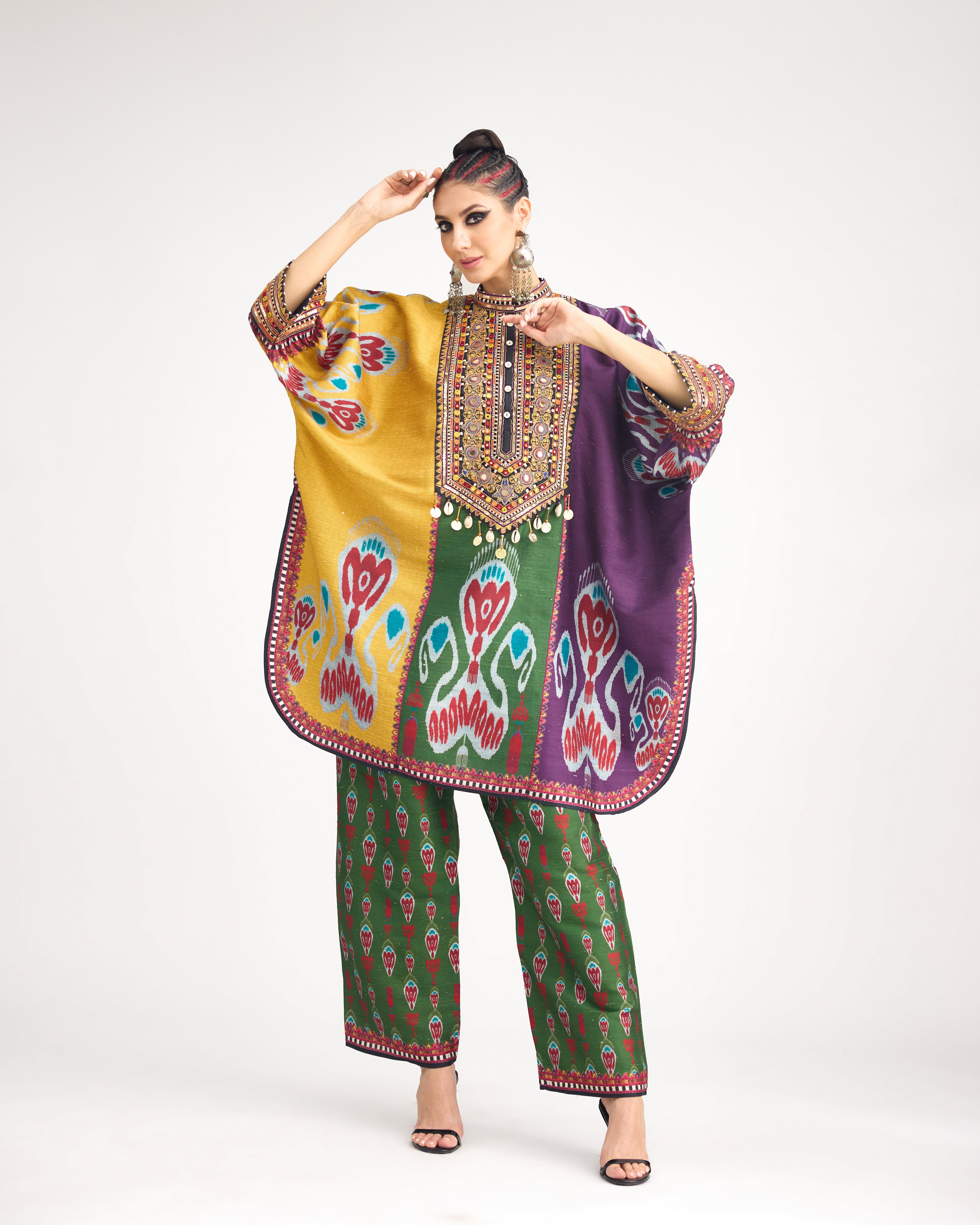 Tangier : Myra - Emerald/Multi