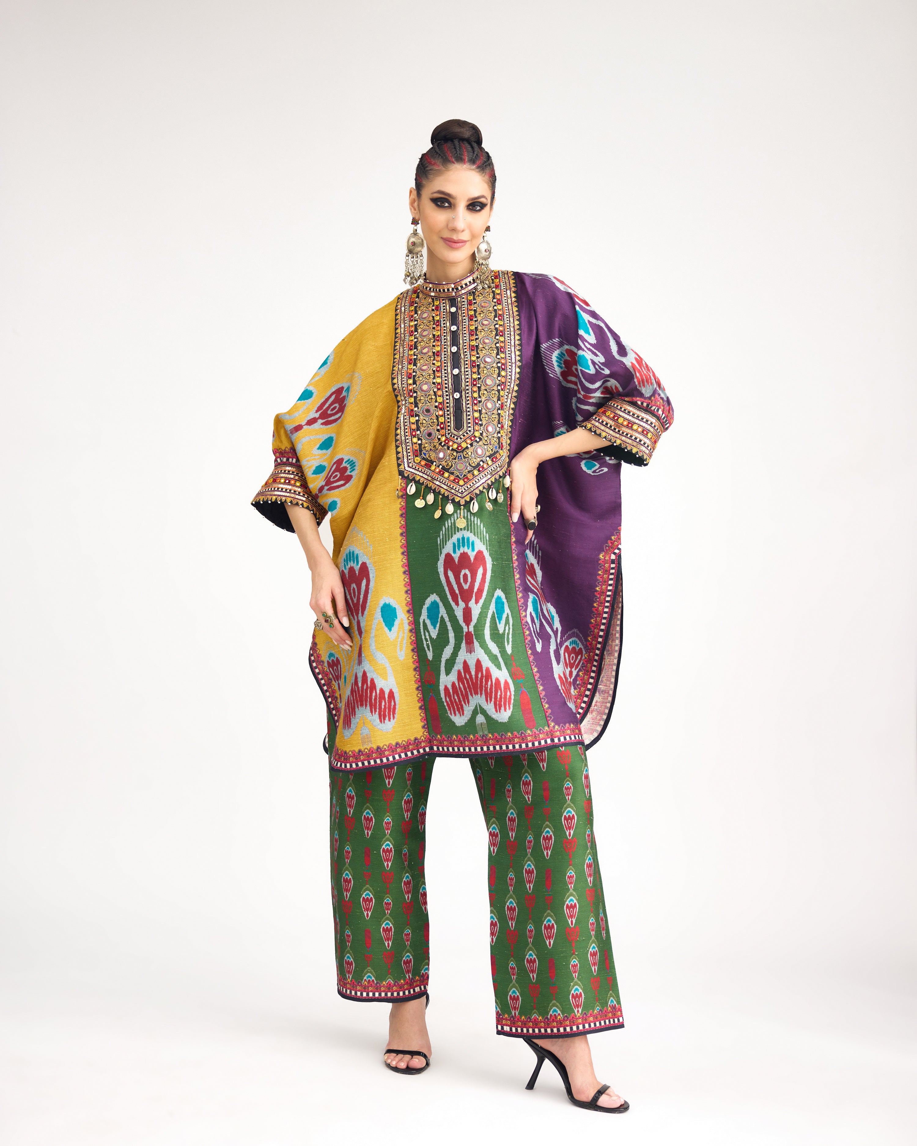 Tangier : Myra - Emerald/Multi