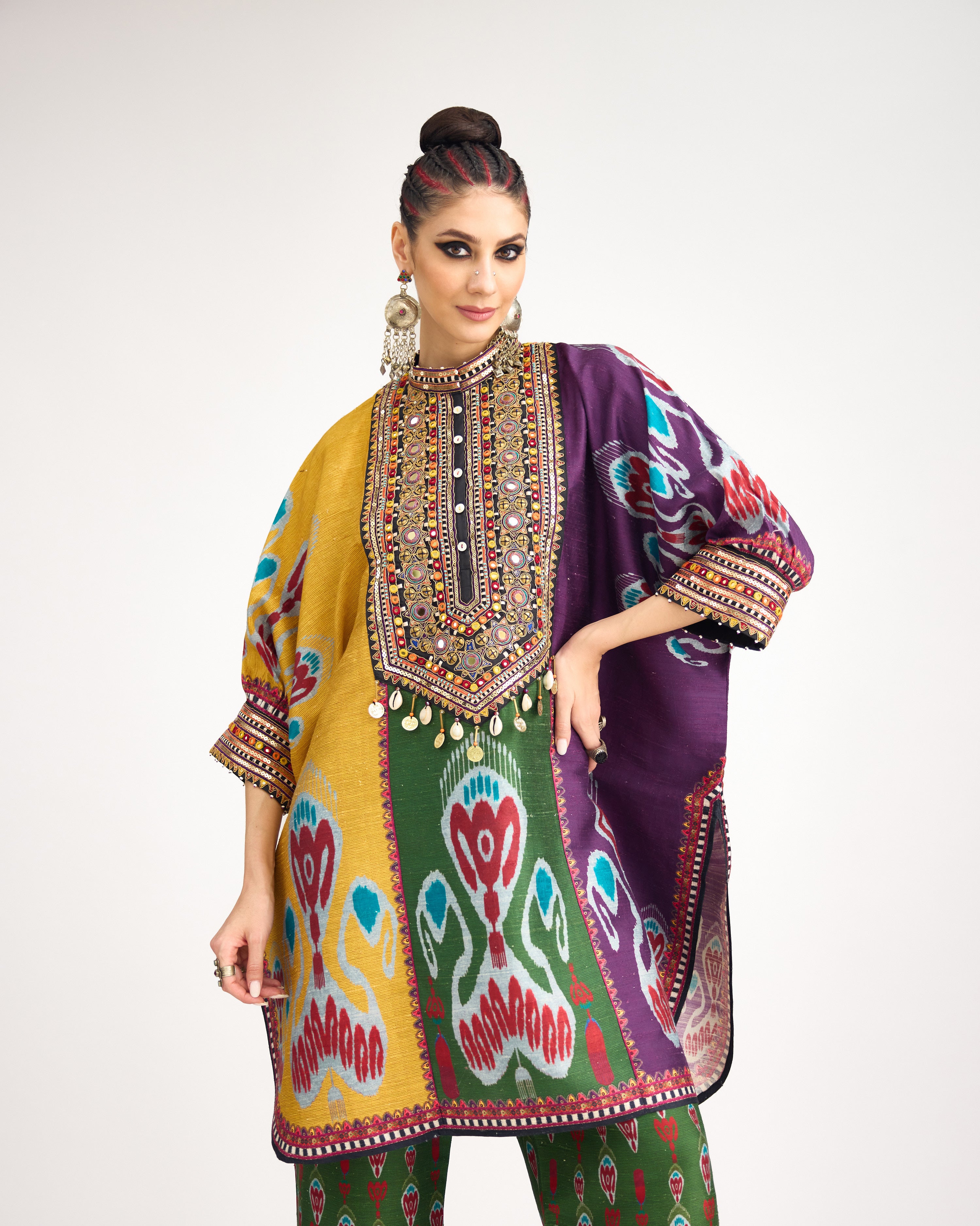 Tangier : Myra - Emerald/Multi