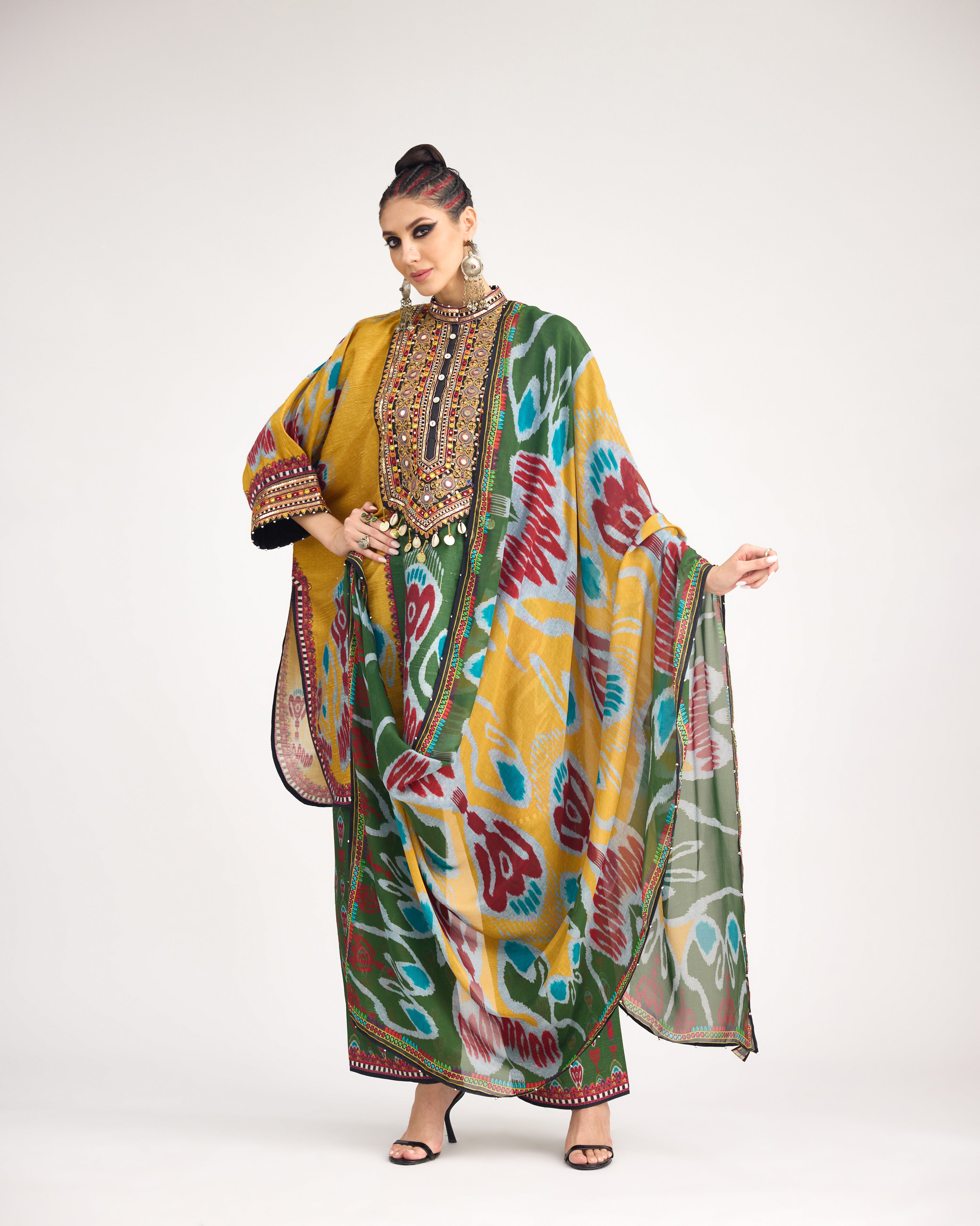 Tangier : Myra - Emerald/Multi