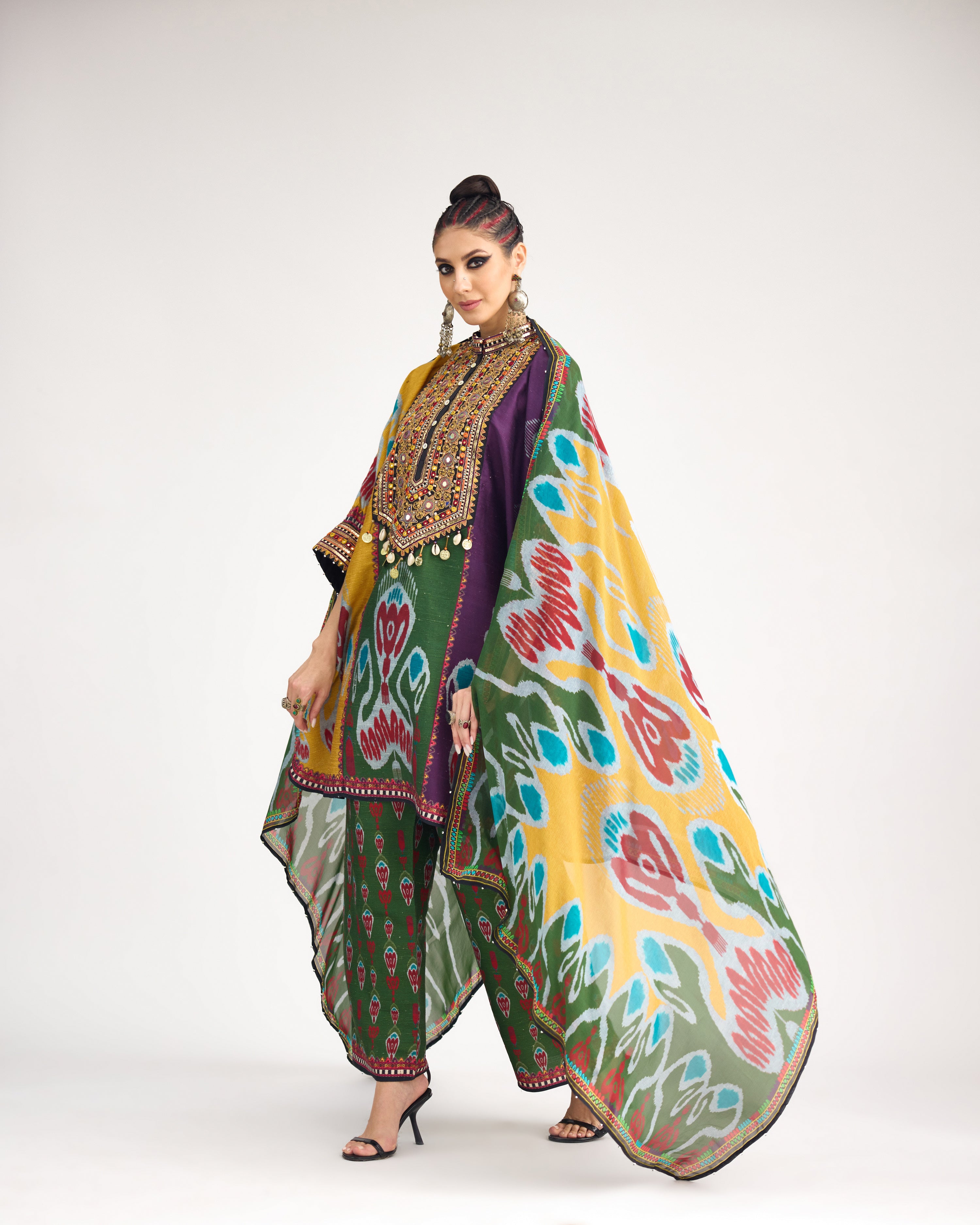 Tangier : Myra - Emerald/Multi