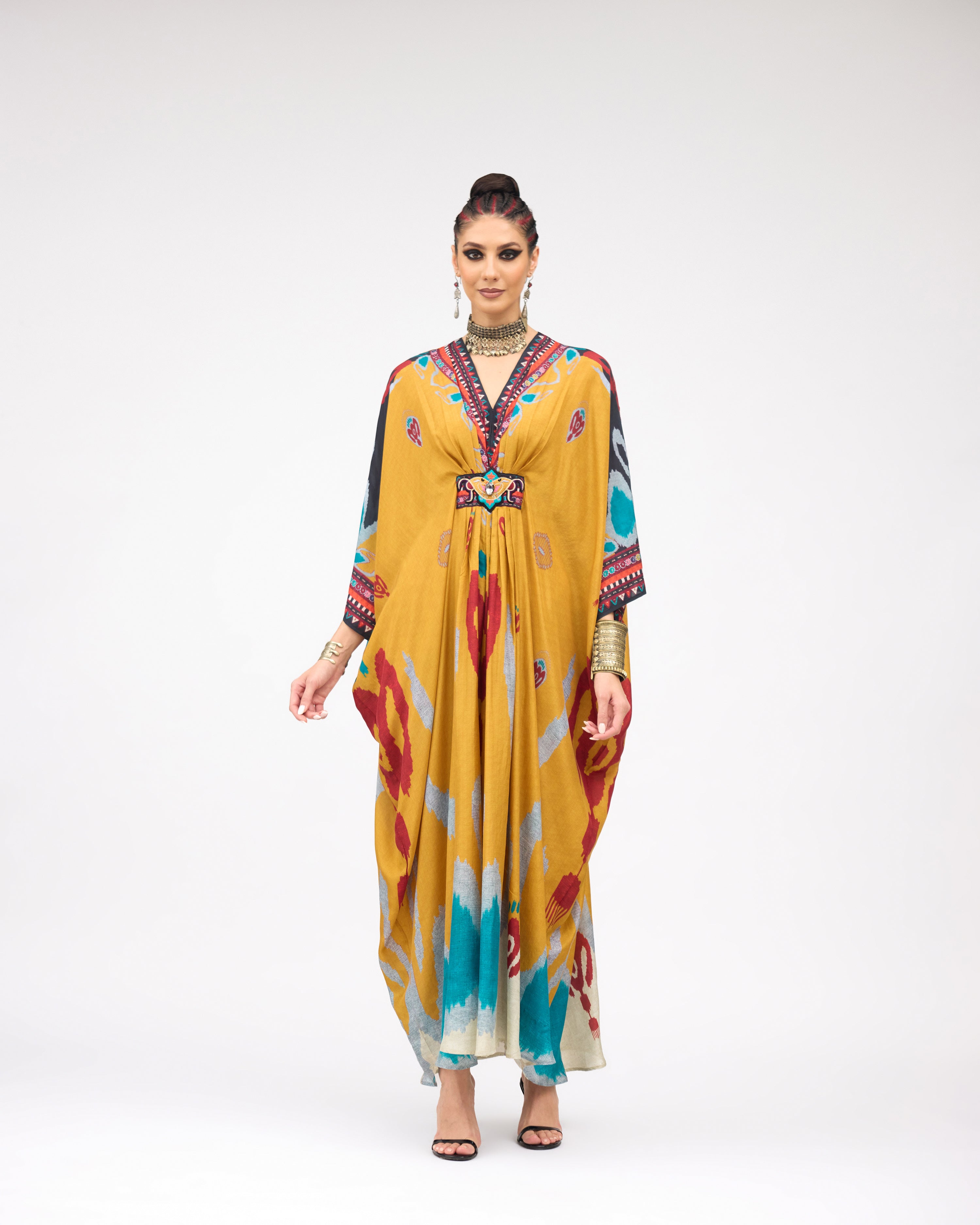 Tangier : Imama - Mustard/Multi