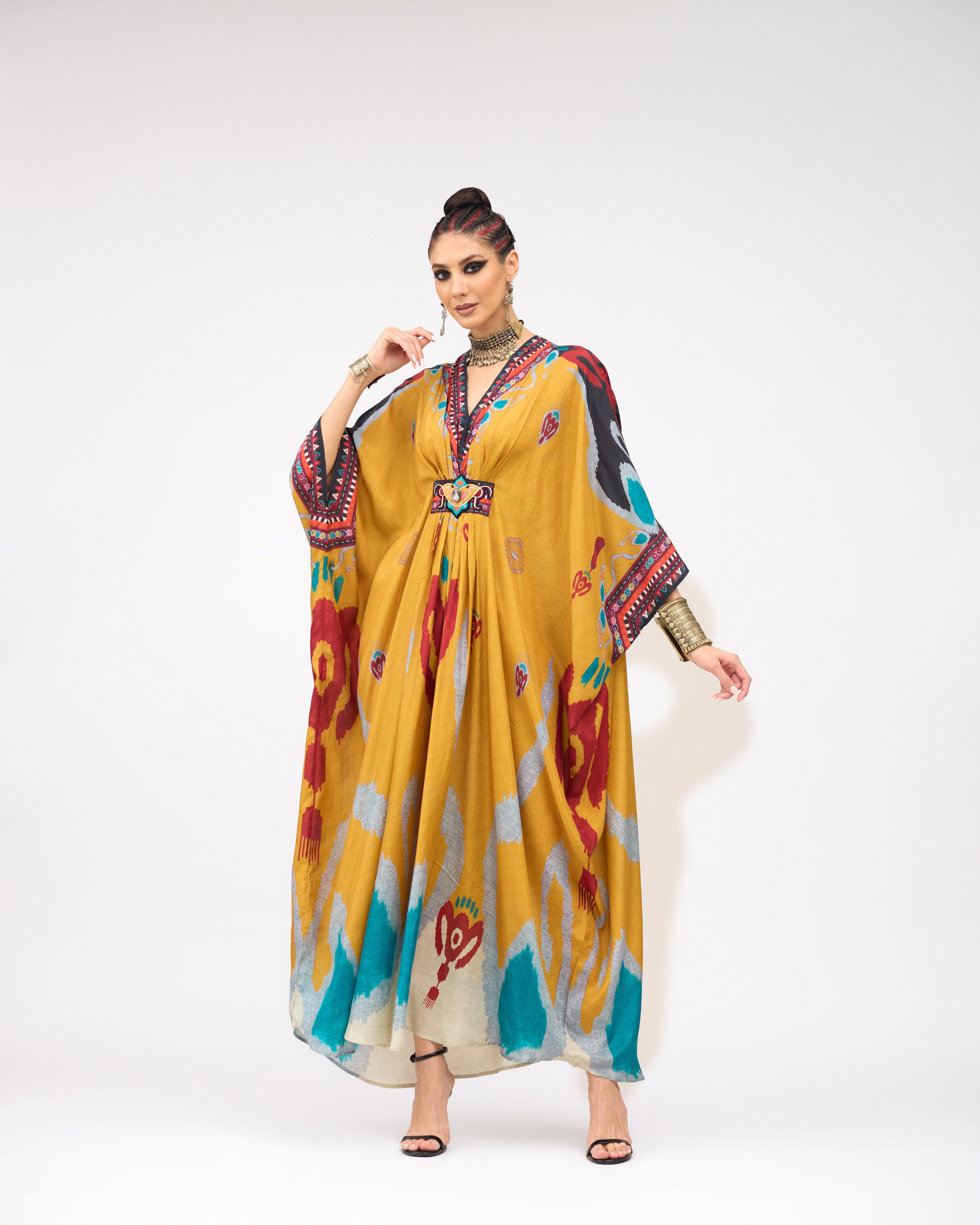 Tangier : Imama - Mustard/Multi
