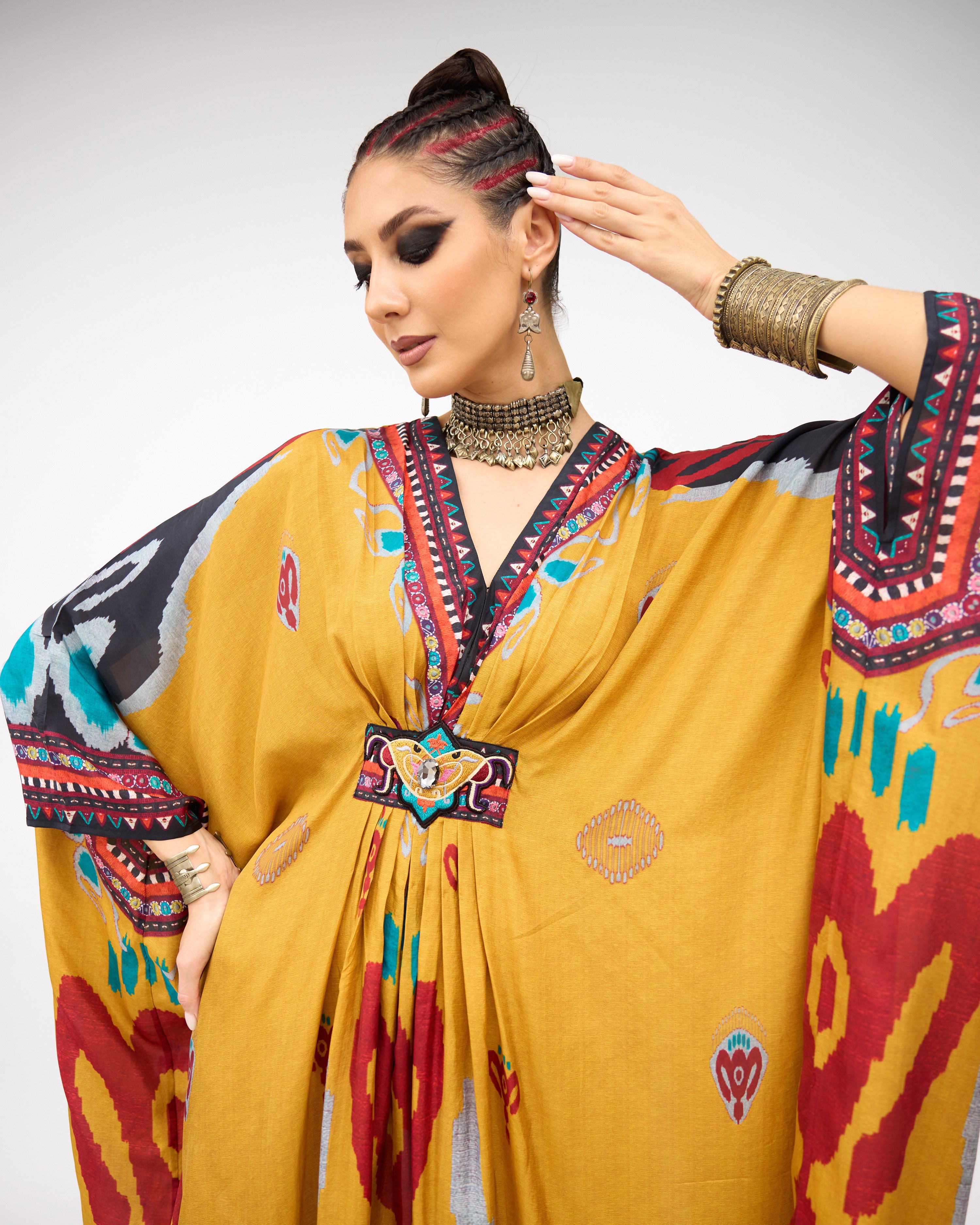 Tangier : Imama - Mustard/Multi